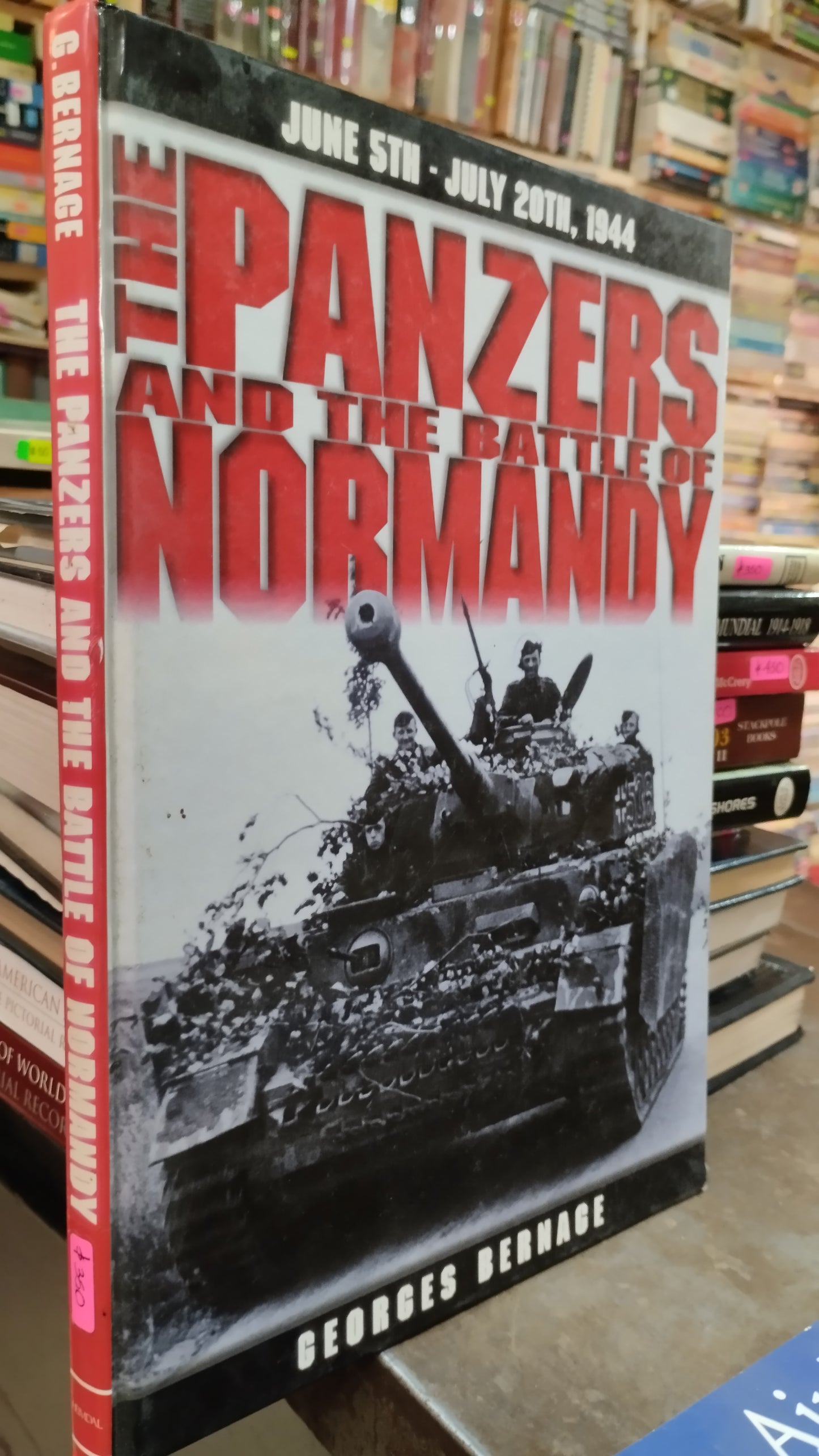 THE PANZERS AND THE BATTLE OF NORMANDY POR GEORGES BERNAGE LIBRO USADO HISTORIA ALDAMA