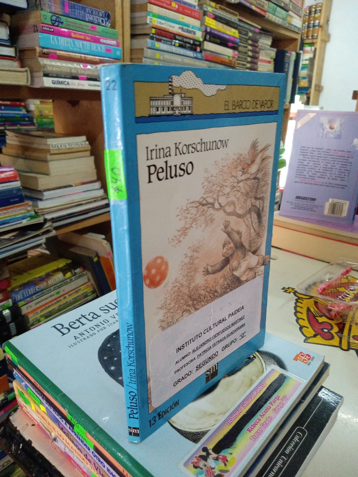 PELUSO POR IRINA KORDHUNOW USADO INFANTIL LITERARIO 207