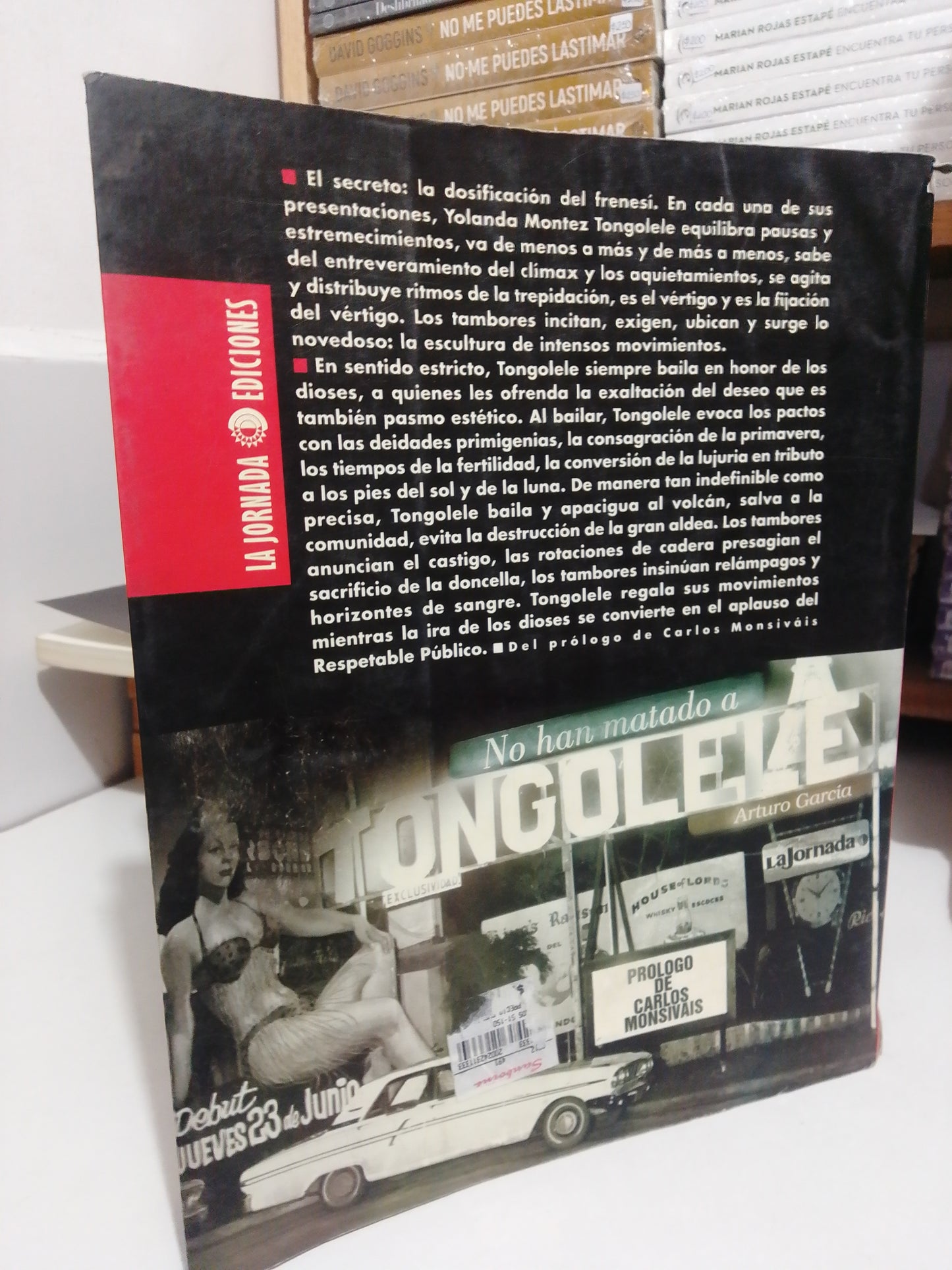 NO HAN MATADO A TONGOLELE POR ARTURO GARCÍA HERNÁNDEZ USADO NOVELA JUÁREZ