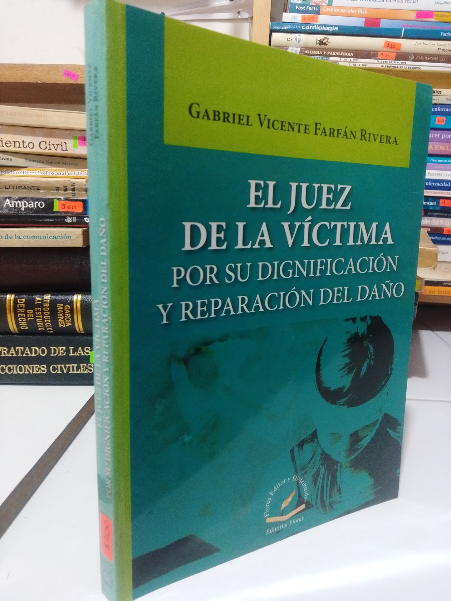 EL JUEZ DE LA VICTIMA POR SU DIGNIFICACION Y REPARACION DEL DAÑO POR GABRIEL VICENTE FARFAN USADO DERECHO JUAREZ