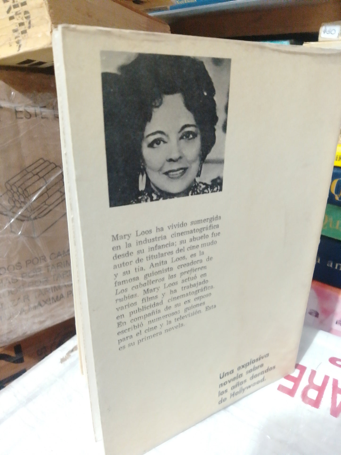 LOS AÑOS DE HOLLYWOOD POR CLAUDIA MARY LOOS USADO NOVELA JUÁREZ
