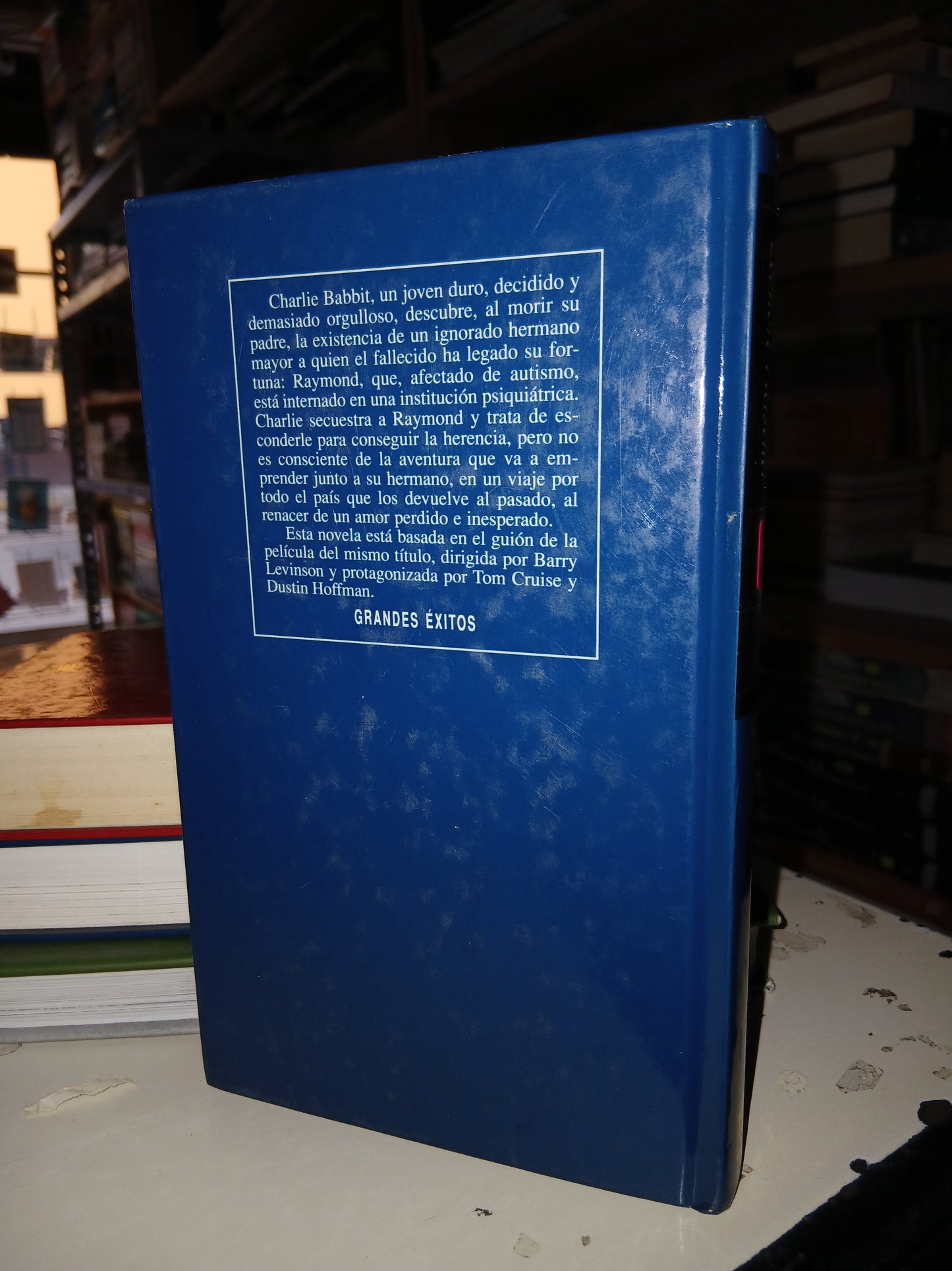 RAIN MAN POR LEONORE FLEISCHER USADO NOVELA LITERARIO 207