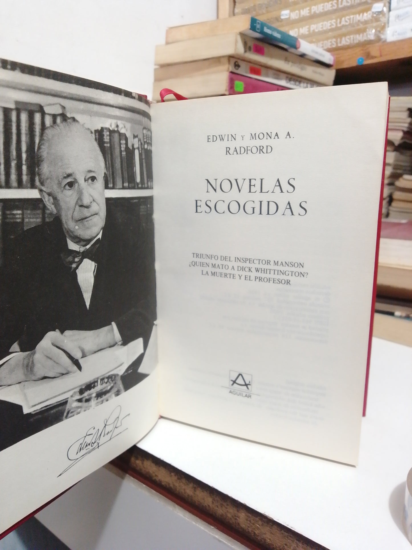 NOVELAS ESCOGIDAS POR EDWIN Y MONA RADFORD USADO NOVELA JUÁREZ