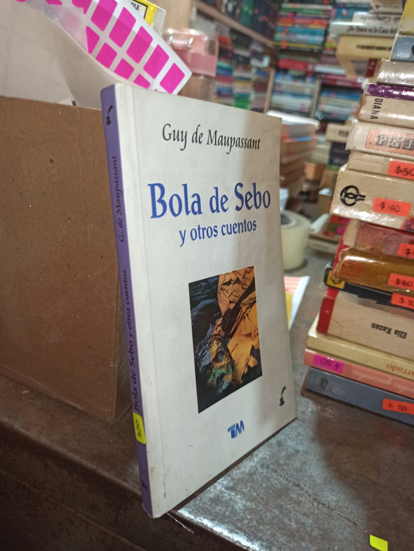 BOLA DE SEBO Y OTROS CUENTOS POR GUY DE MAUPASSANT USADO NOVELAS ALDAMA