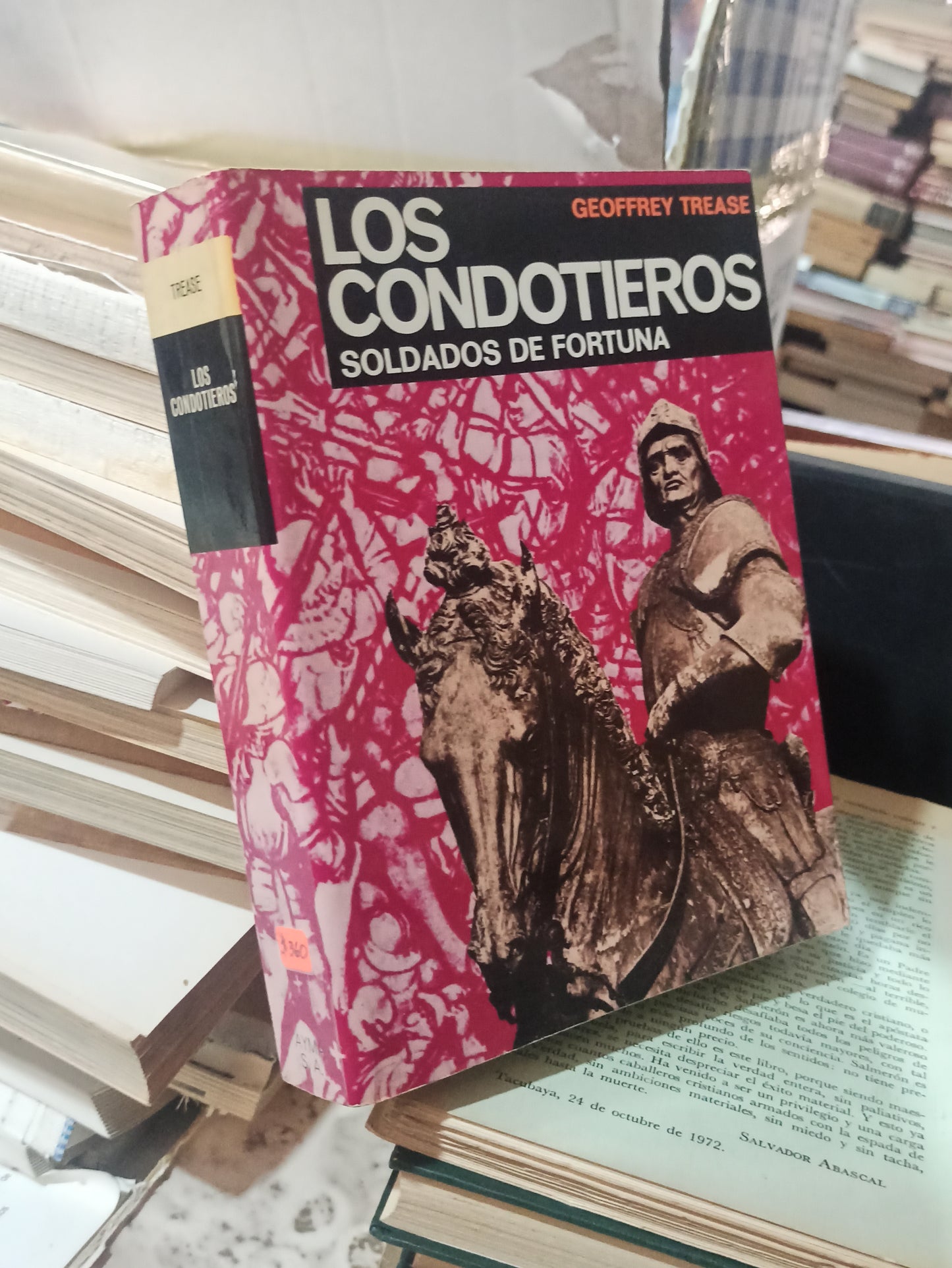 LOS CONDOTIEROS SOLDADOS DE LA FORTUNA POR GEOFFREY TREASE USADO ANTIGUOS ALDAMA
