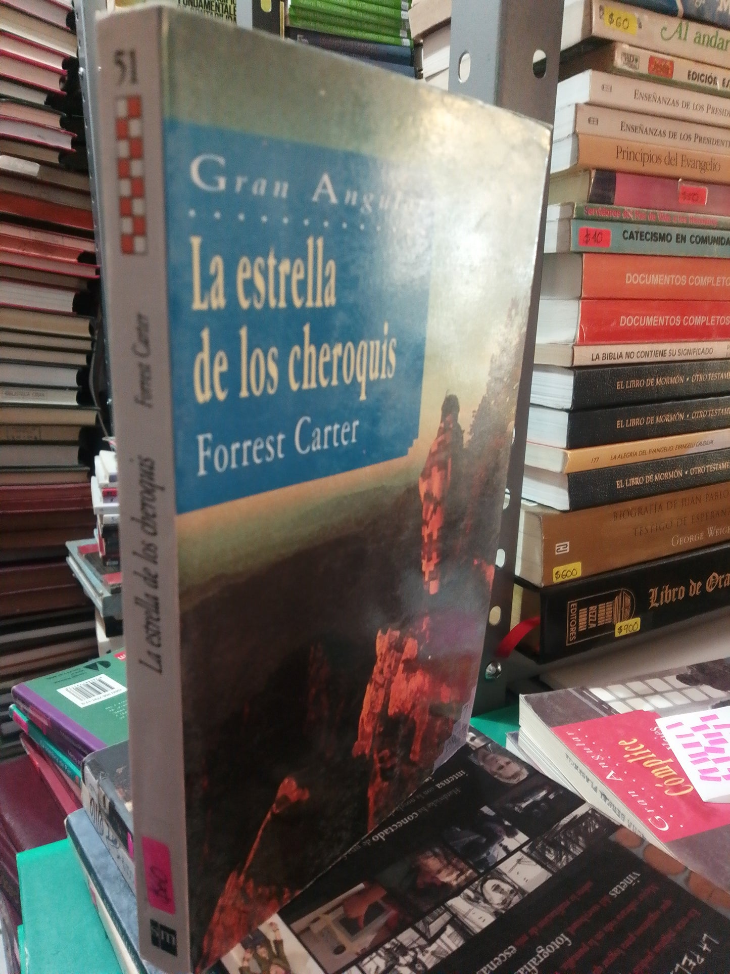 LA ESTRELLA DE LOS CHEROQUIS POR FORREST CARTER USADO NOVELA JUAREZ