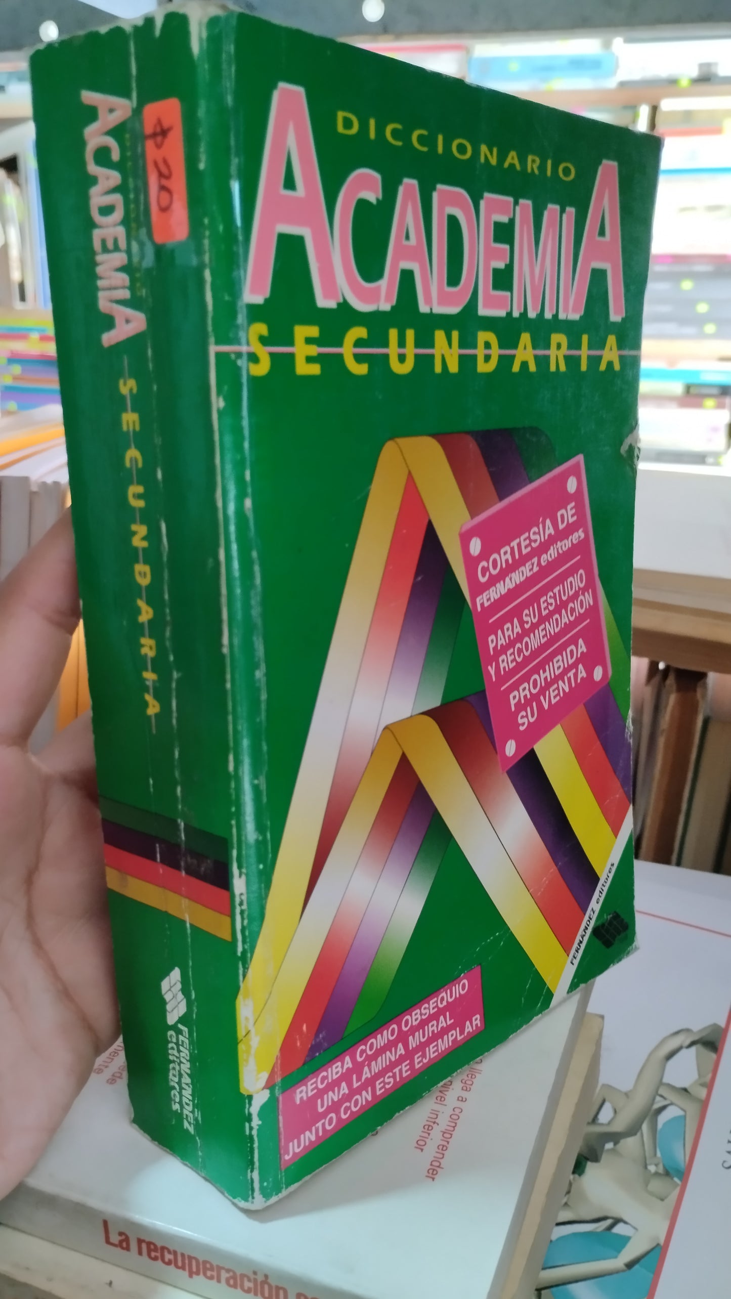 DICCIONARIO ACADEMIA SECUNDARIA POR FERNANDEZ EDITORES LIBRO USADO EDUCACIÓN ALDAMA