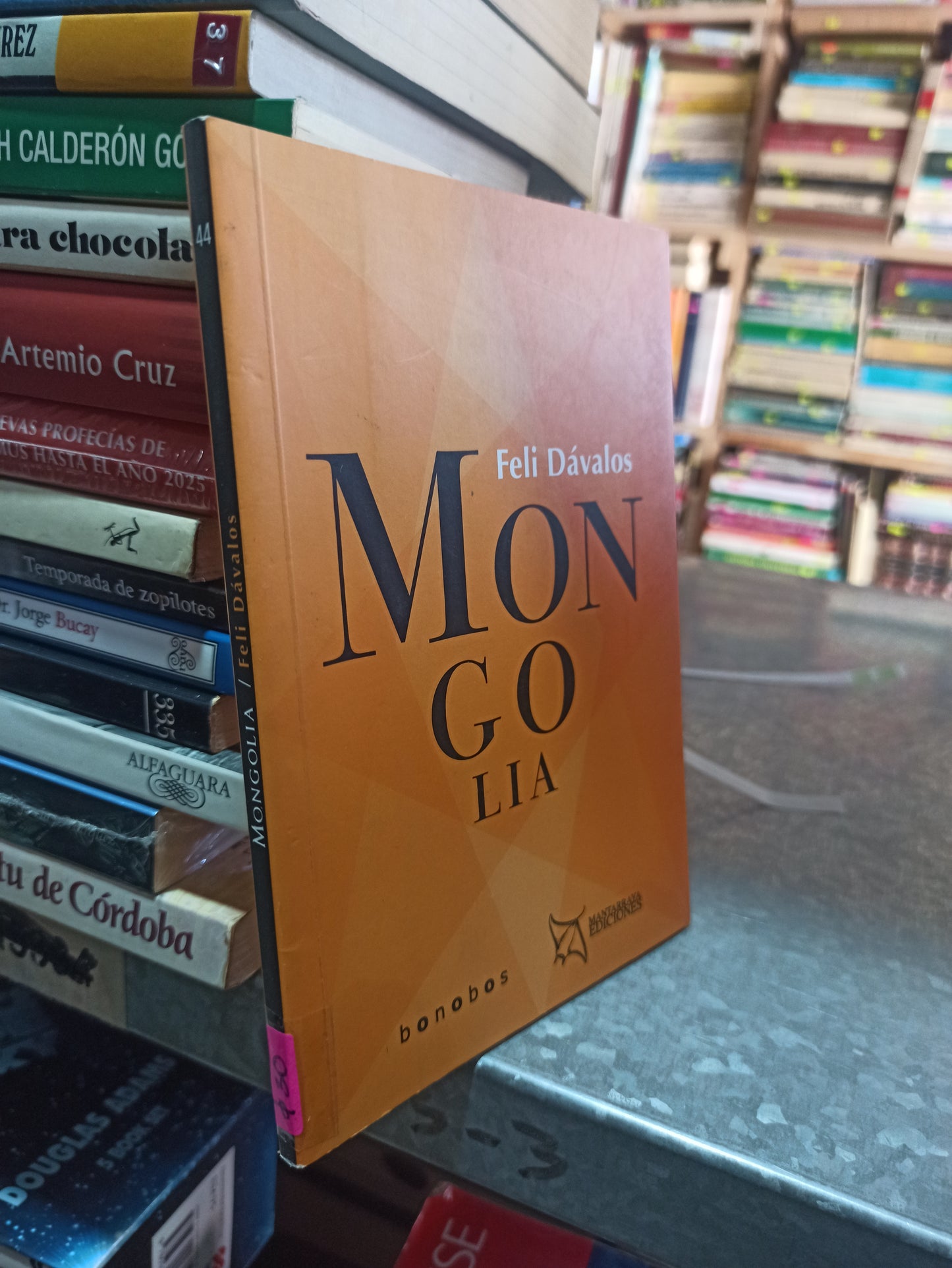 MONGOLIA FELI DÁVALOS USADO NOVELAS ALDAMA