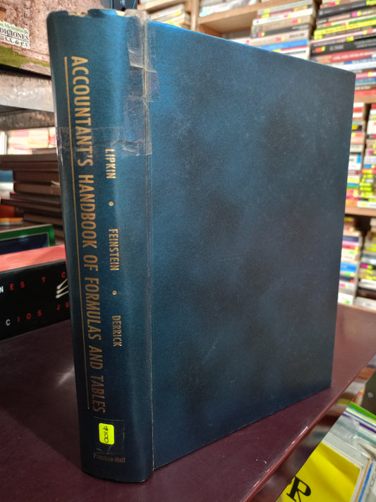 ACCOUNTANTS HANDBOOK OF FORMULAS ANDA TABLES USADO MATE LITERARIO 305