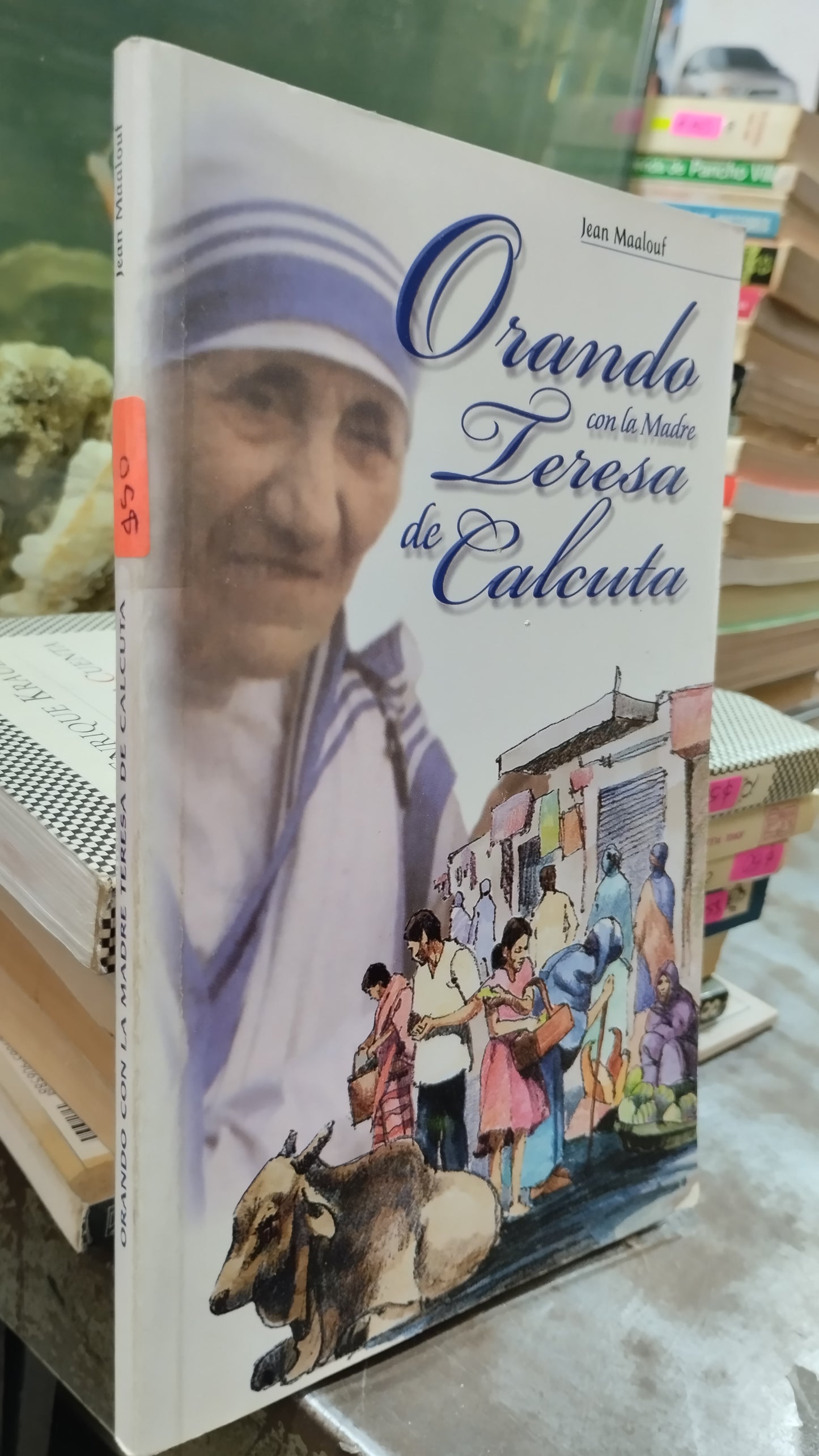 ORANDO CON LA MADRE TERESA DE CALCUTA POR JEAN MAALOUF LIBRO USADO HISTORIA ALDAMA