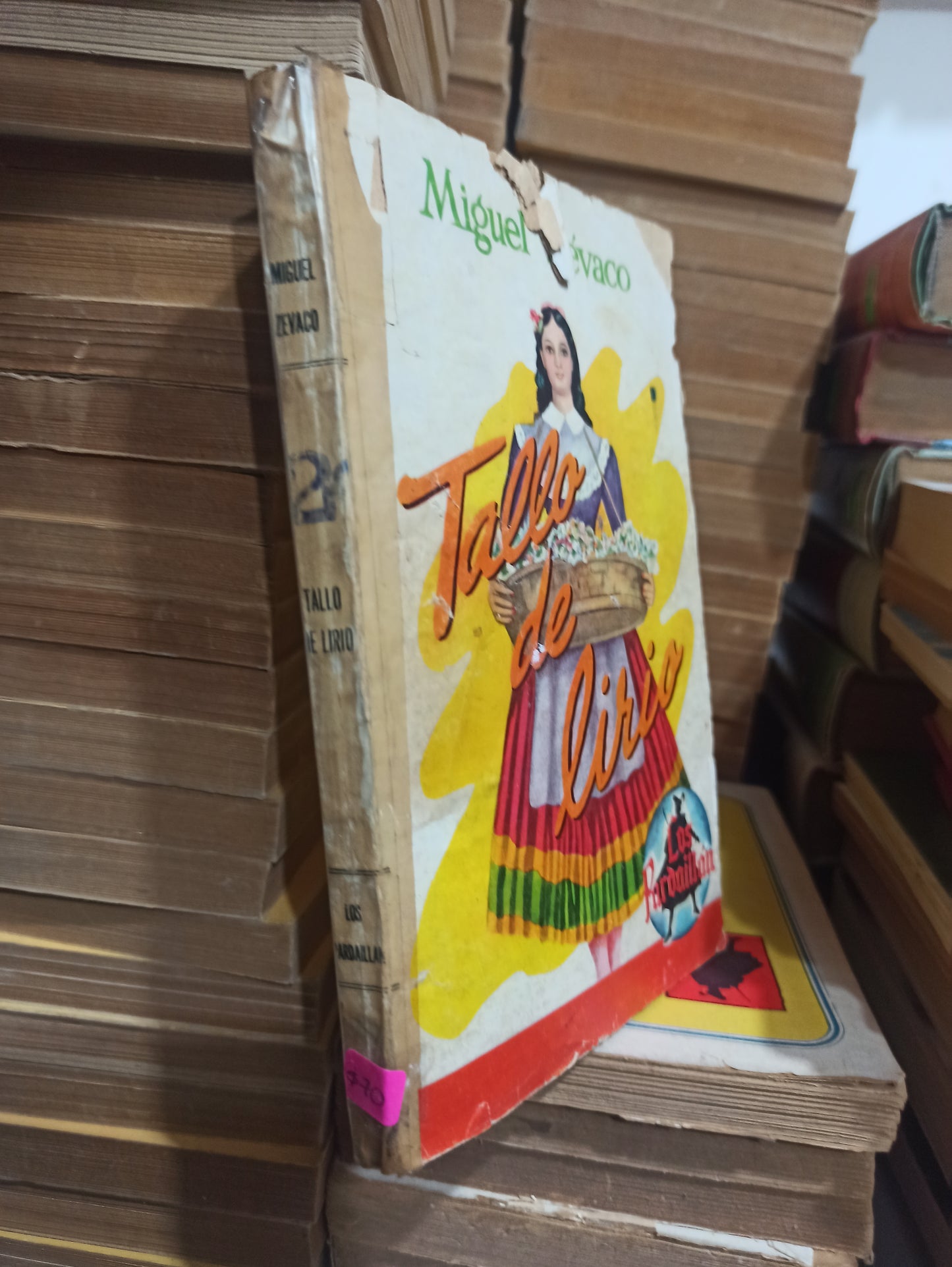TALLO DE LIRIO POR MIGUEL ZEVACO USADO NOVELAS JUÁREZ