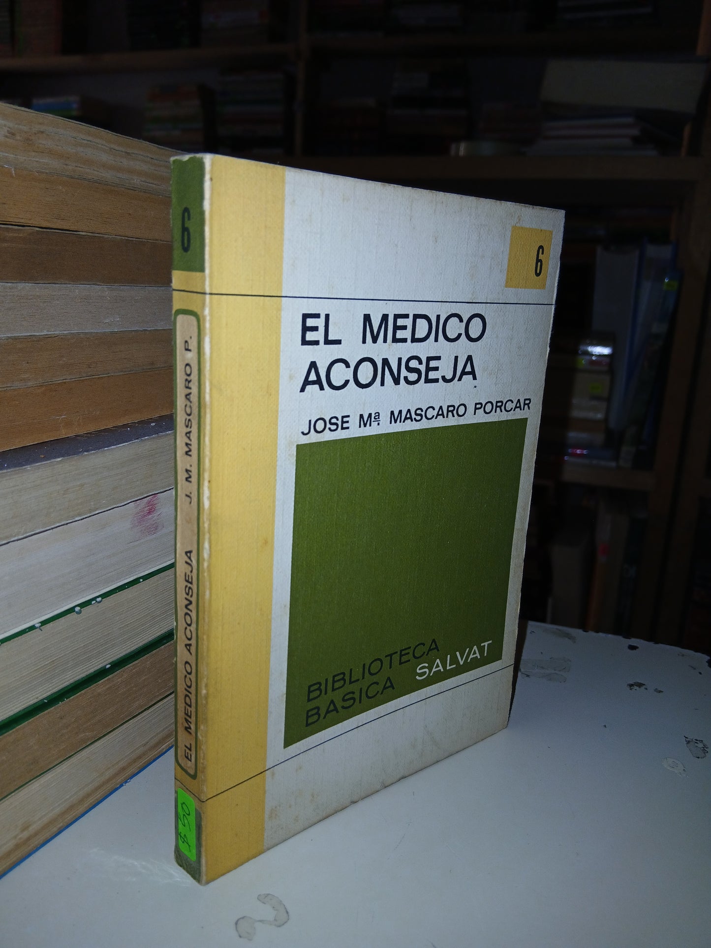 EL MÉDICO ACONSEJA POR JOSÉ M. MASCARO PORCAR USADO NOVELA LITERARIO 207