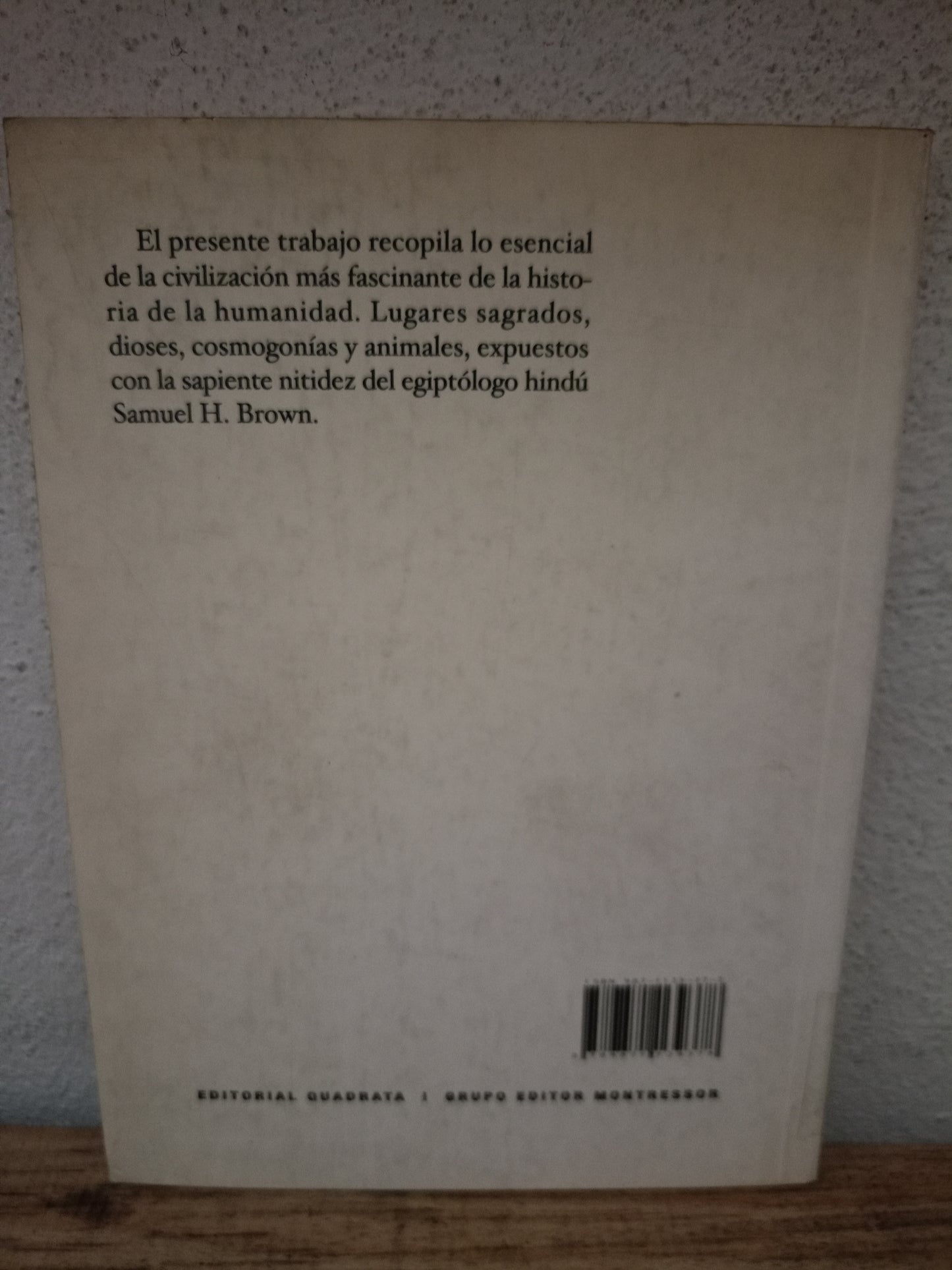 DICCIONARIO DE MITOLOGÍA EGIPCIA POR SAMUEL H. BROWN USADO EDUCACIÓN LITERARIO 305