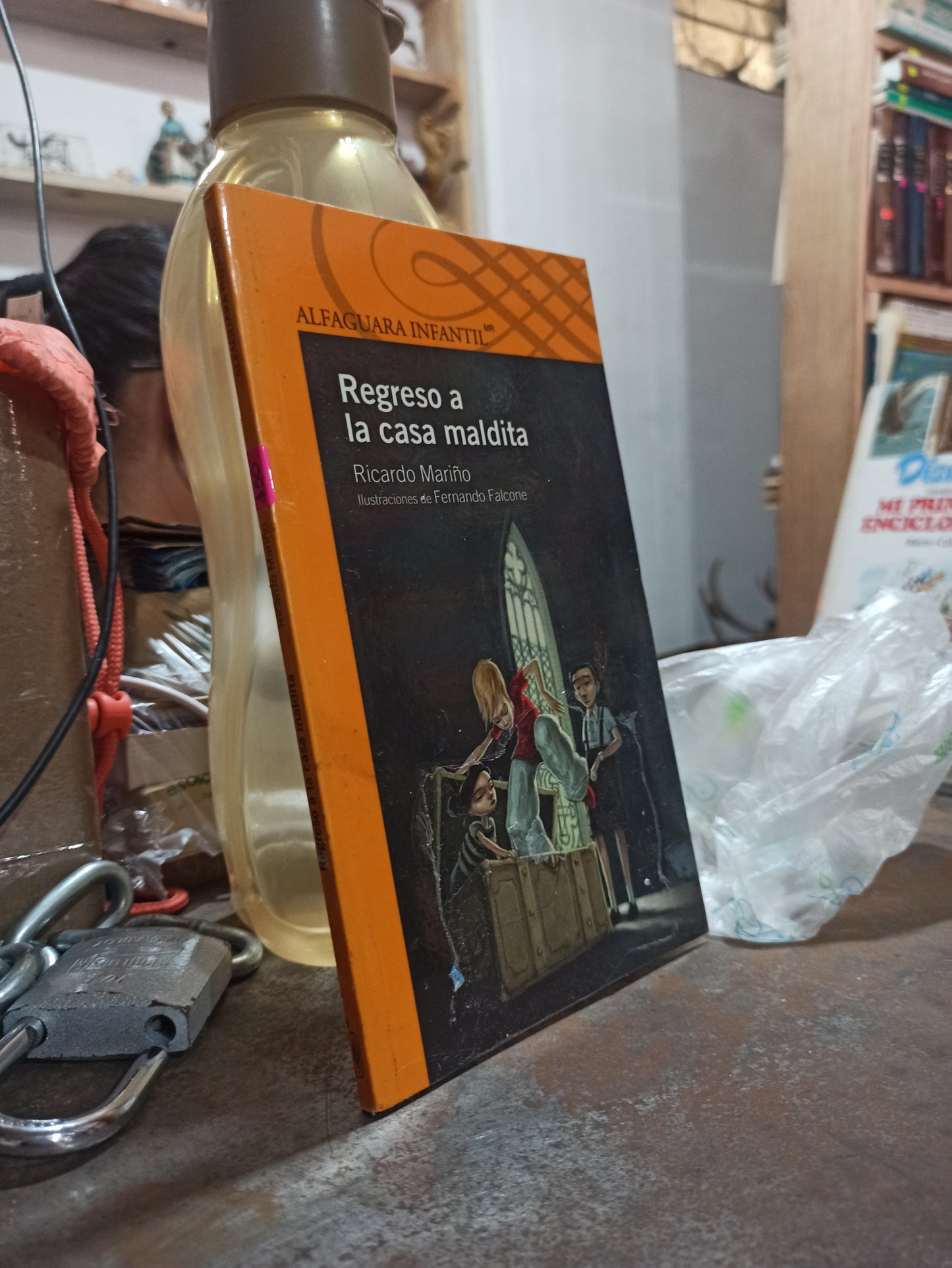 REGRESO A LA CASA MALDITA POR RICARDO MARIÑO USADO INFANTILES ALDAMA