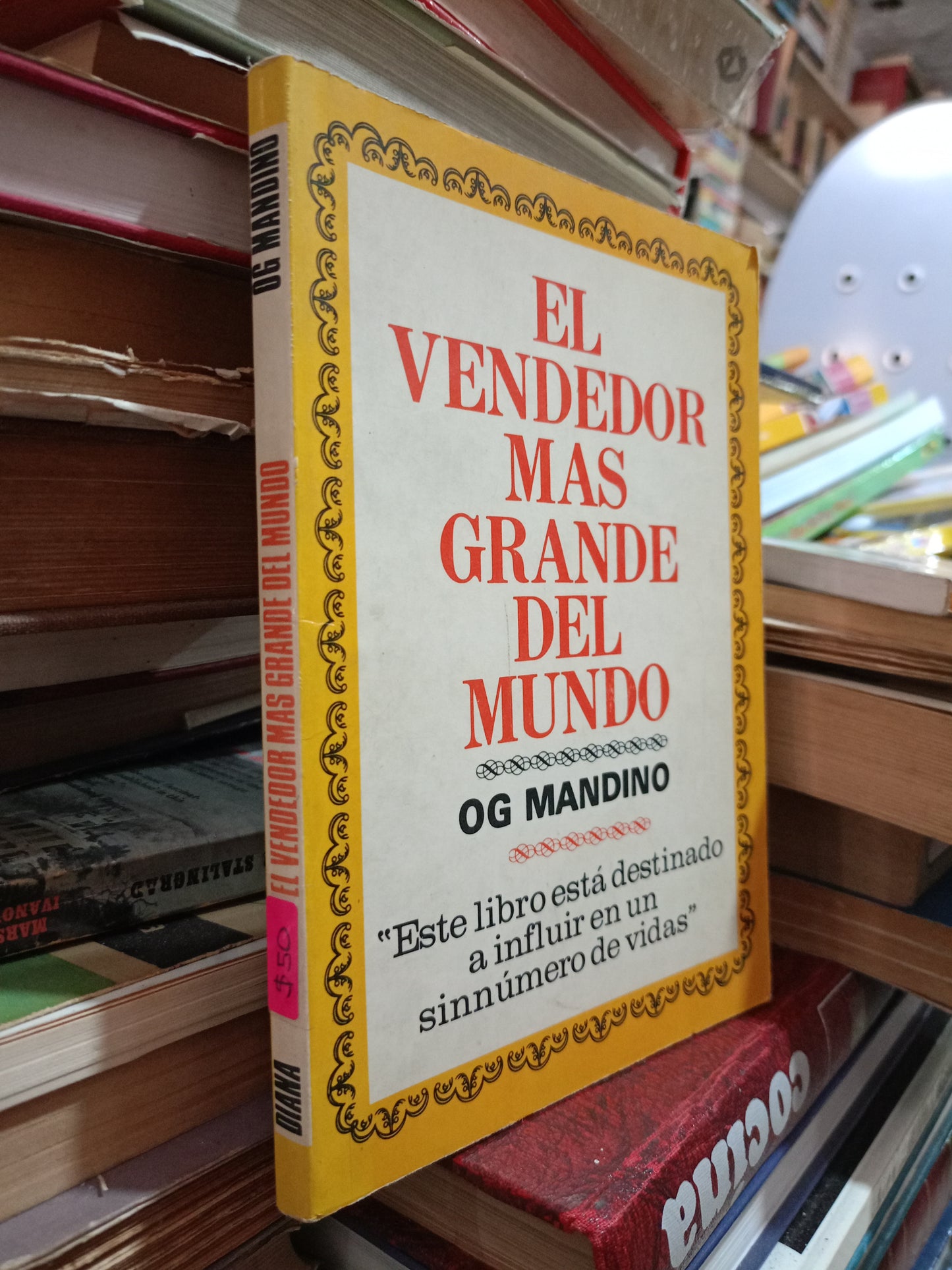 EL VENDEDOR MÁS GRANDE DEL MUNDO POR OG MANDINO USADO SUPERACIÓN PERSONAL ALDAMA