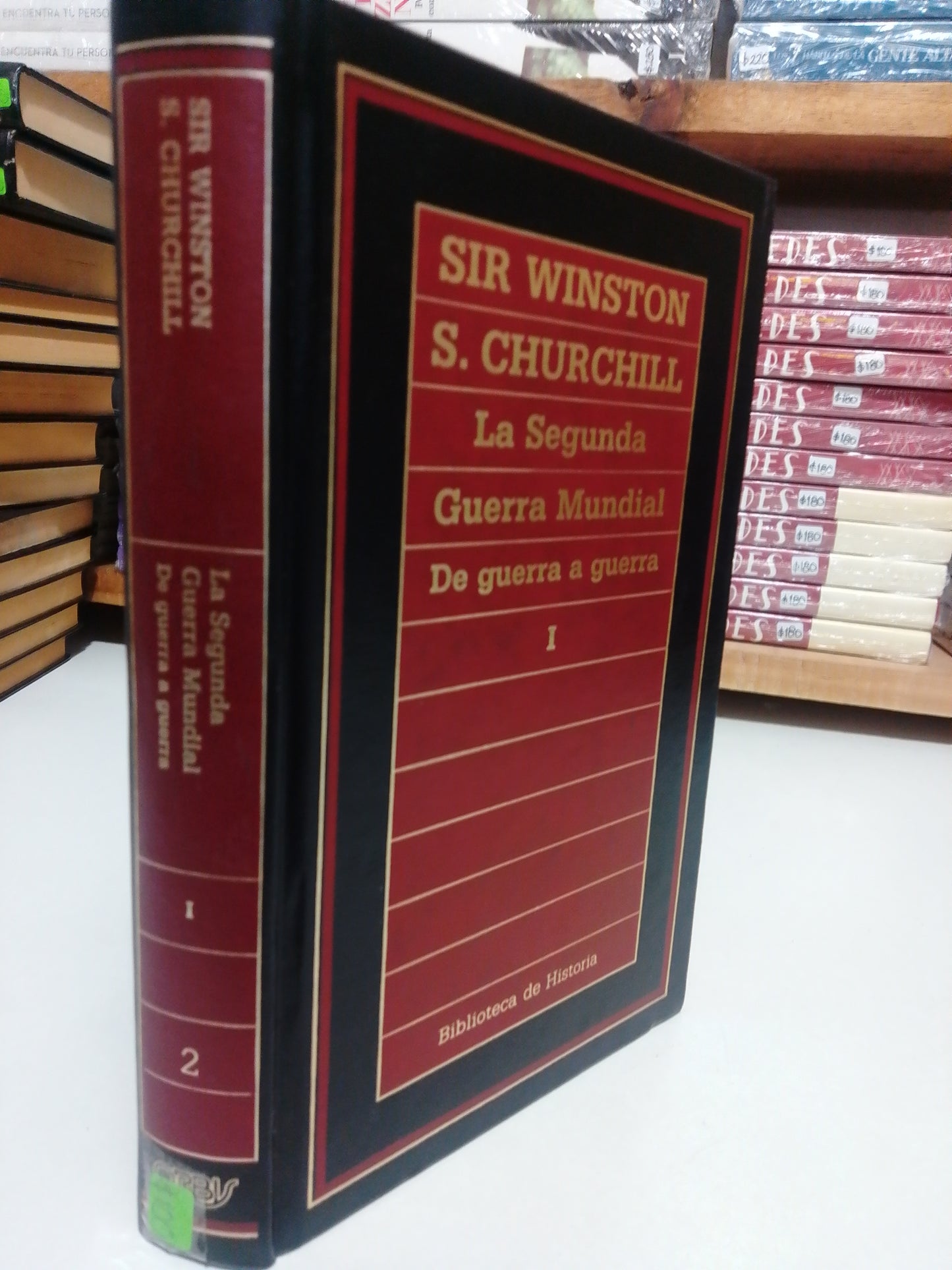 LA SEGUNDA GUERRA MUNDIAL DE GUERRA A GUERRA I POR SIR WINSTON S. CHURCHILL USADO NOVELA JUAREZ