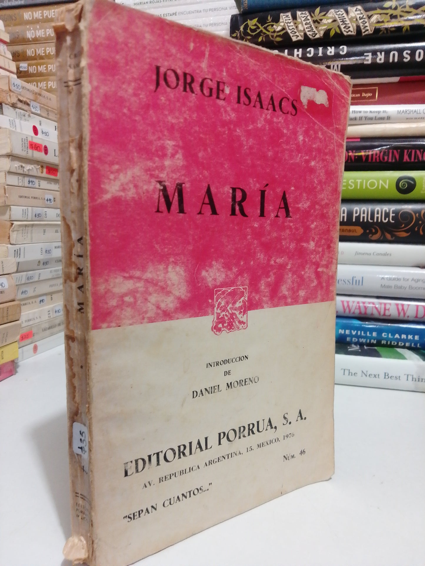MARÍA POR JORGE ISAACS USADO NOVELA JUÁREZ
