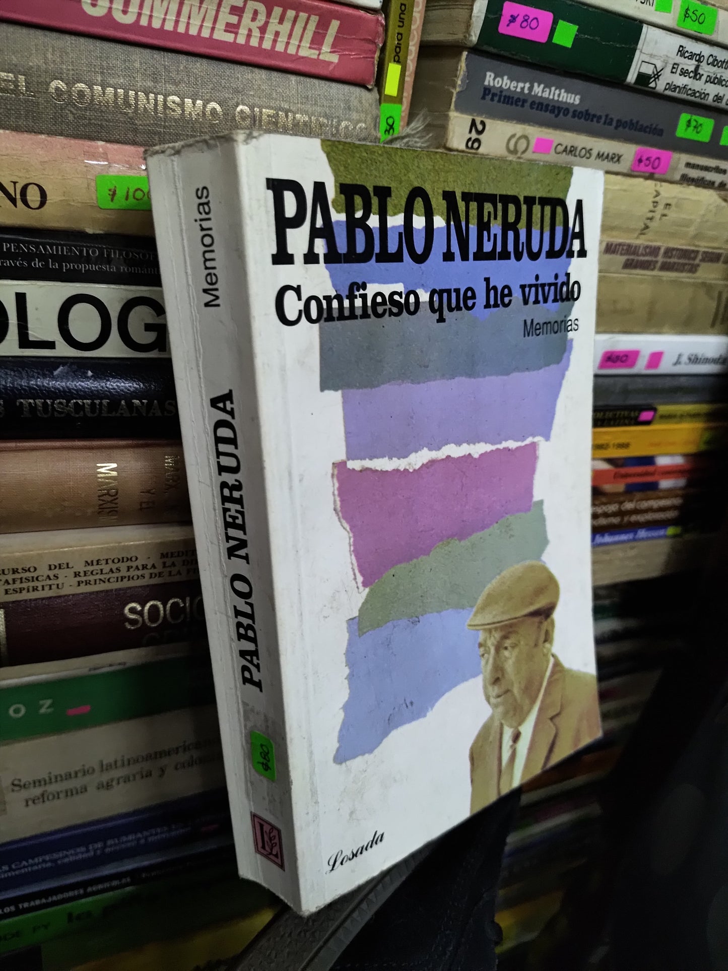 CONFIESO QUE HE VIVIDO POR PABLO NERUDA USADO NOVELAS LITERARIO 207
