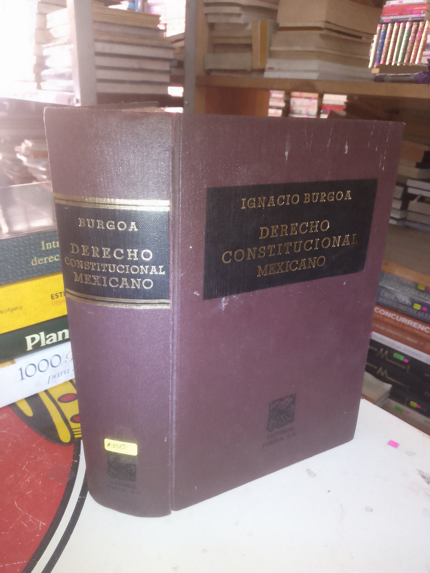 DERECHO CONSTITUCIONAL MEXICANO POR IGNACIO BURGOA USADO DERECHO LITERARIO 207