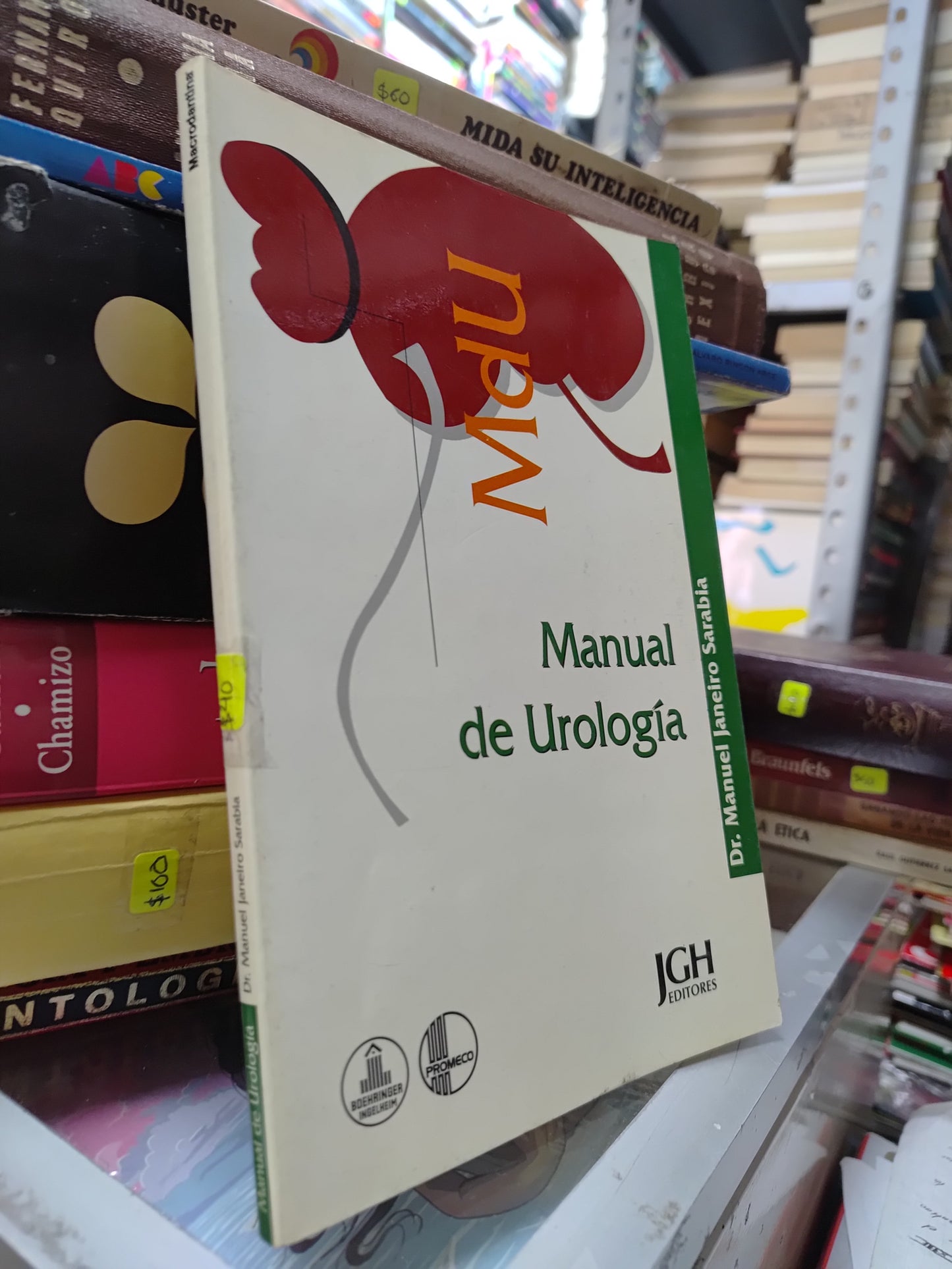 MANUAL DE UROLOGIA POR MANUEL JANEIRO SARABIA USADO SALUD JUAREZ 515