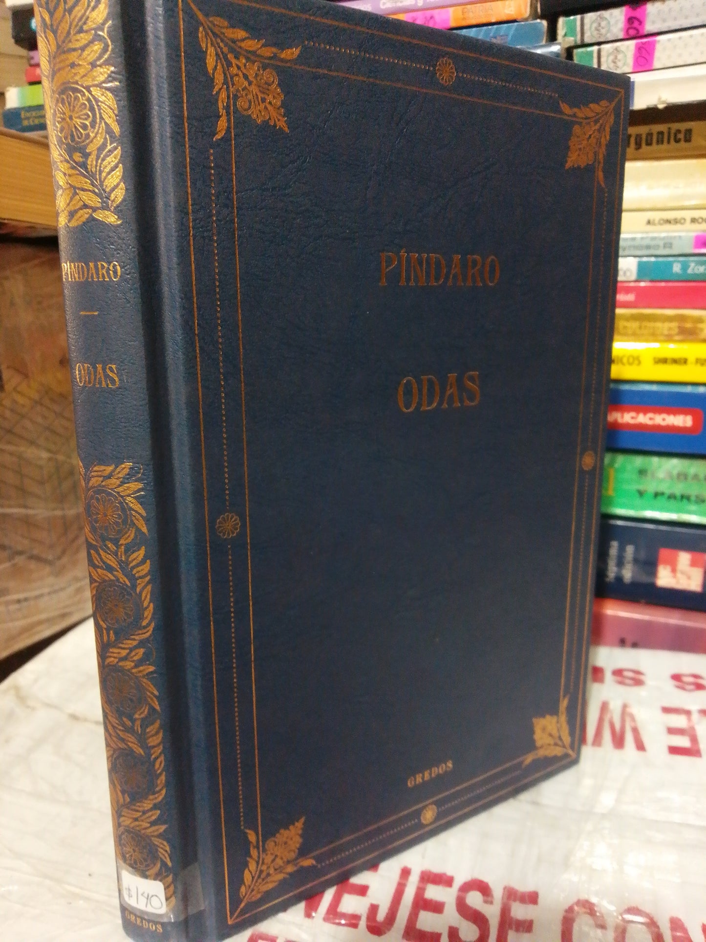PINDARO POR ODAS USADO NOVELA JUÁREZ