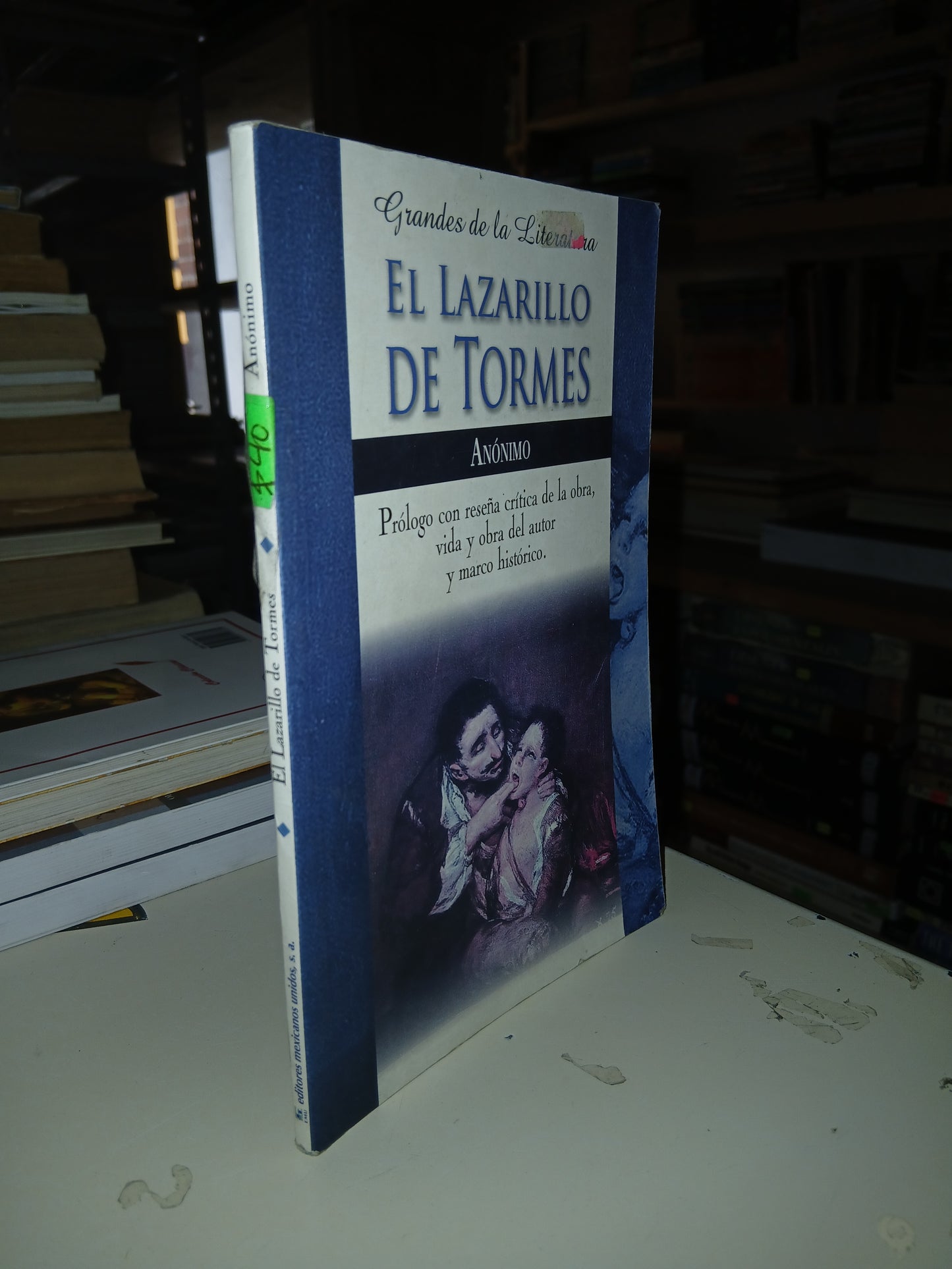 EL LAZARILLO DE TORMES ANÓNIMO USADO NOVELA LITERARIO 207