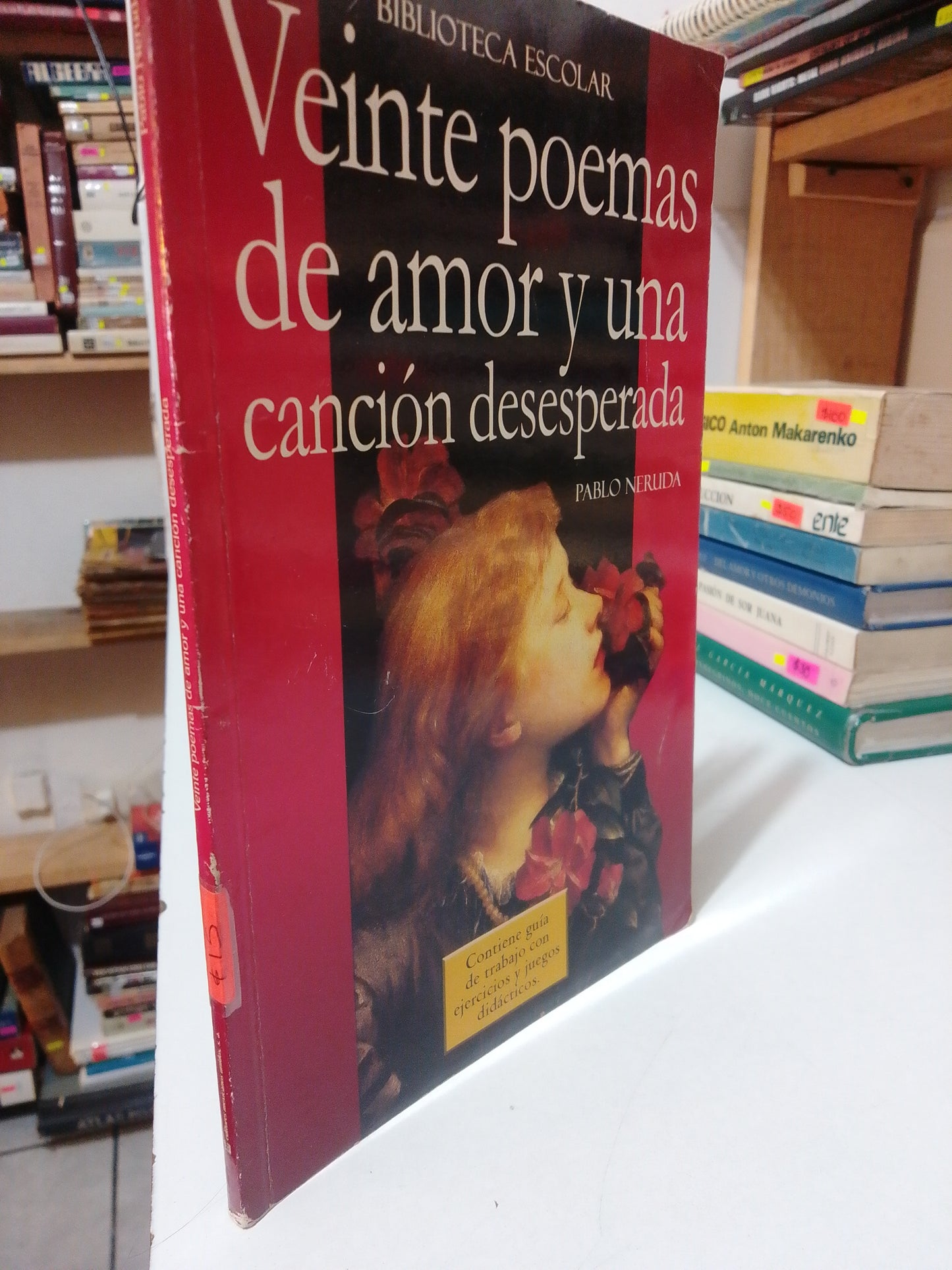 VEINTE POEMAS DE AMOR Y UNA CANCION DESESPERADA POR PABLO NERUDA BIBLIOTECA ESCOLAR USADO POESIA JUAREZ