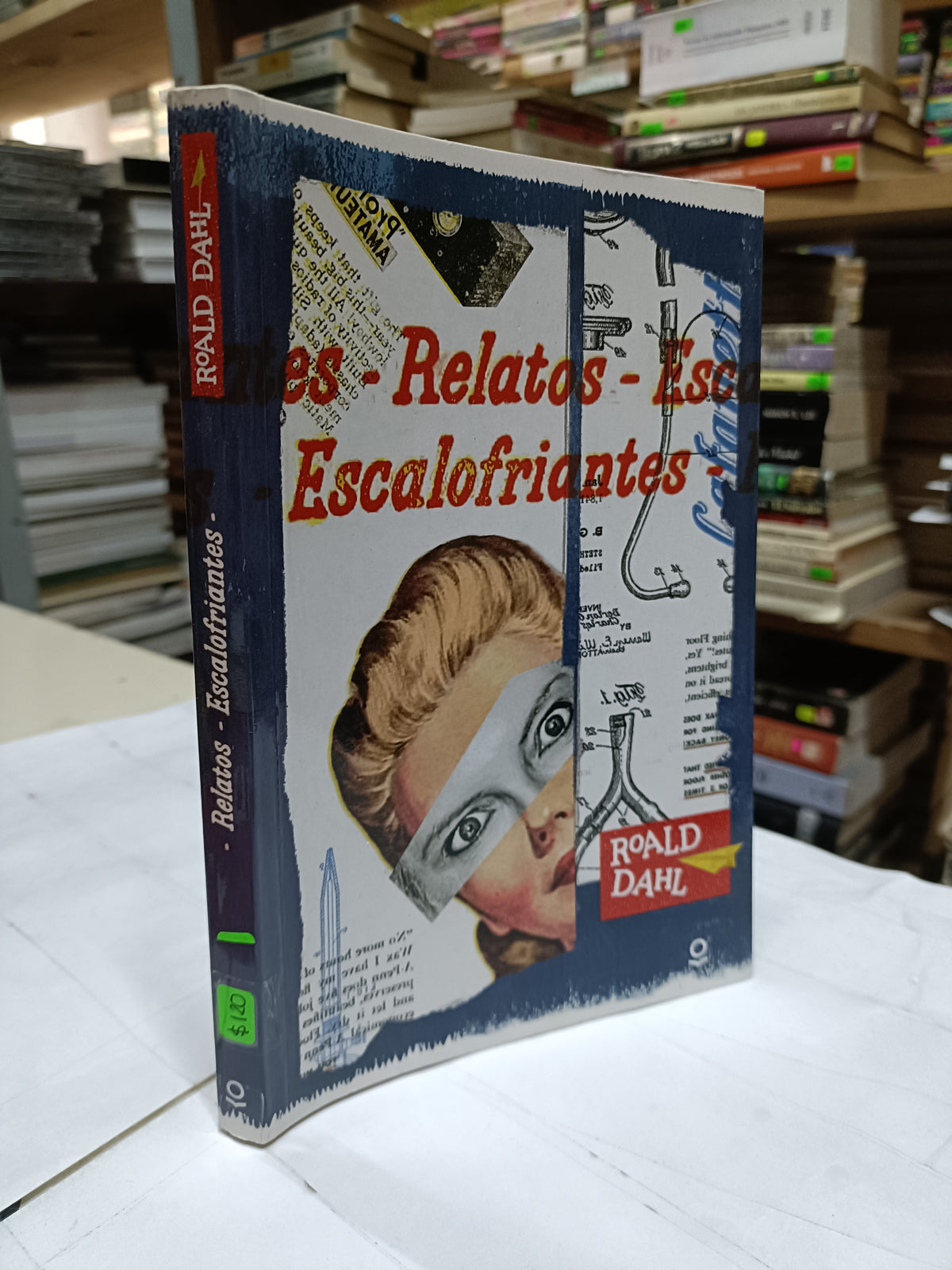 RELATOS ESCALOFRIANTES POR ROALD DAHL USADO NOVELA LITERARIO 207