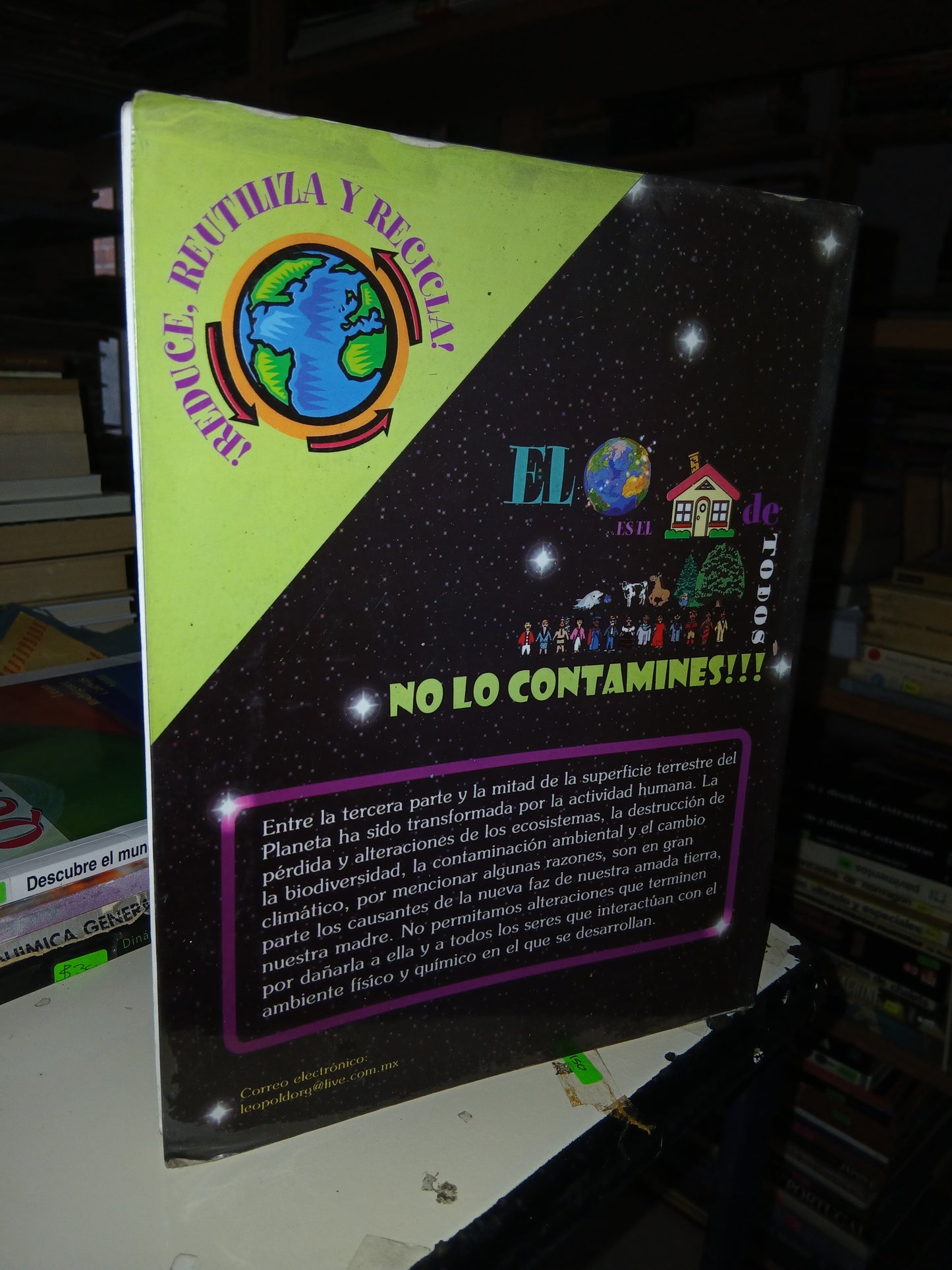 QUÍMICA 2. LA QUÍMICA DEL MEDIO AMBIENTE Y DE LA CONTAMINACIÓN POR LEOPOLDO E. RAMIREZ GÓMEZ USADO QUÍMICA LITERARIO 207
