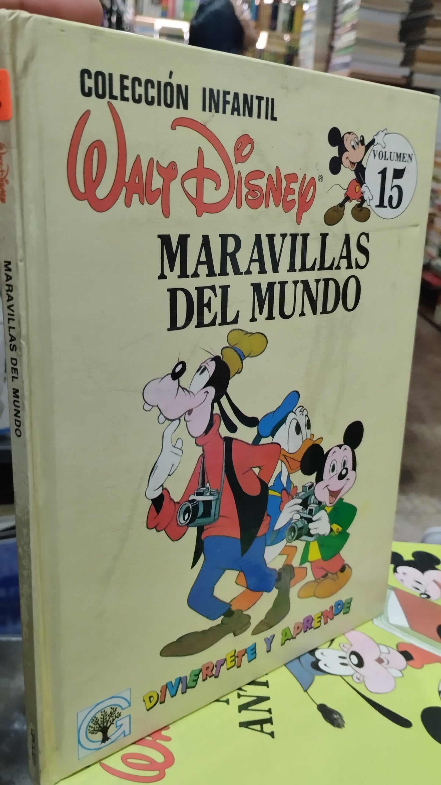 MARAVILLAS DEL MUNDO POR EDITORIAL GROLIER LIBRO USADO INFANTIL ALDAMA