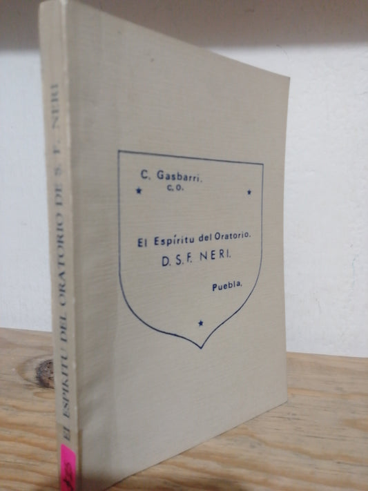 EL ESPIRITU DEL ORATORIO DE D.S.F NERI USADO RELIGION JUAREZ