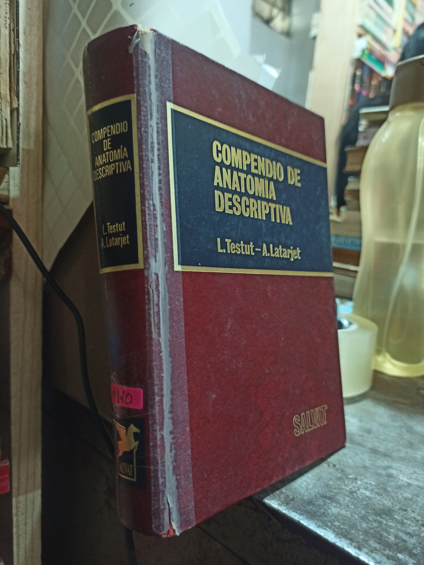 COMPENDIO DE ANATOMIA DESCRIPTIVA POR L. TESTUT USADO SALUD ALDAMA