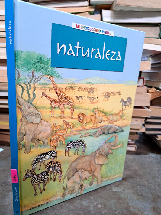 NATURALEZA MI ENCICLOPEDIA VISUAL OLIVIA BROOKES USADO INFANTIL ALDAMA