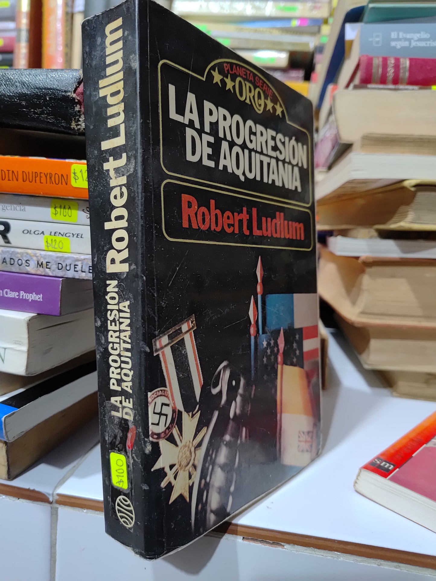LA PROGRESION DE AQUITANIA POR ROBERT LUDLUM USADO NOVELAS JUAREZ 507
