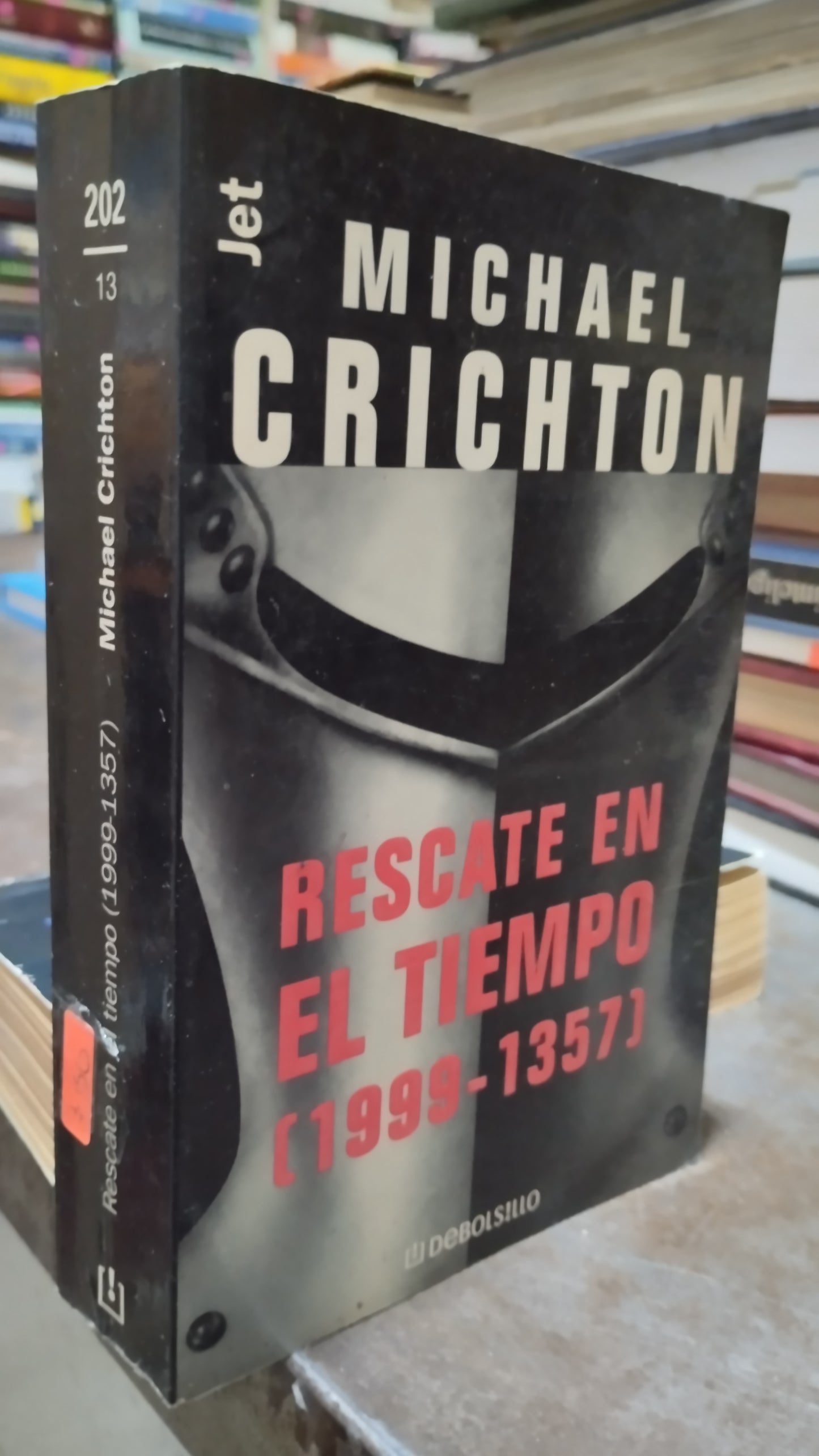RESCATE EN EL TIEMPO 1999 1357 POR MICHAEL CRICHTON LIBRO USADO NOVELAS ALDAMA