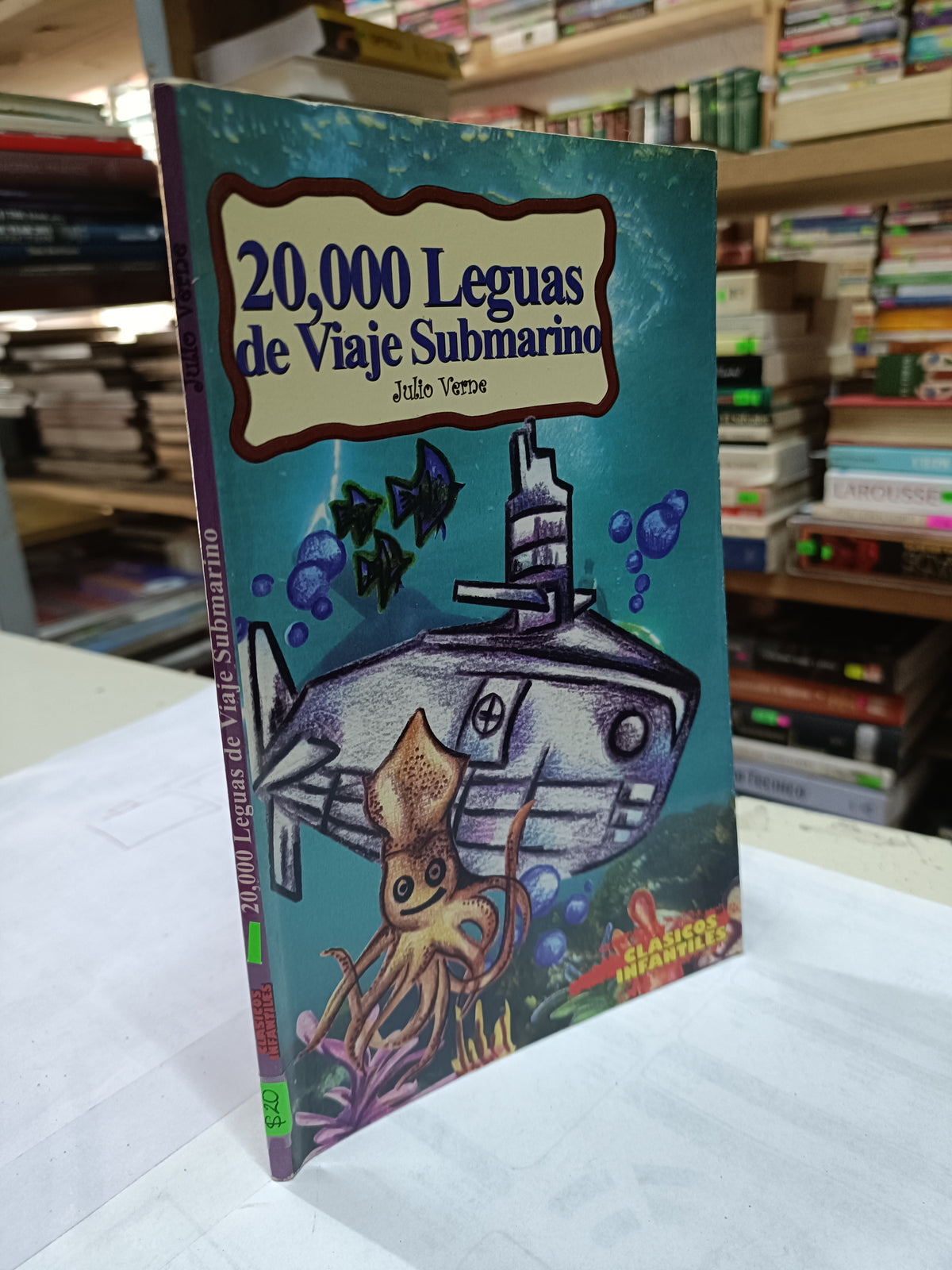 20,000 LENGUAS DE VIAJE SUBMARINO POR JULIO VERNE USADO INFANTIL LITERARIO 207