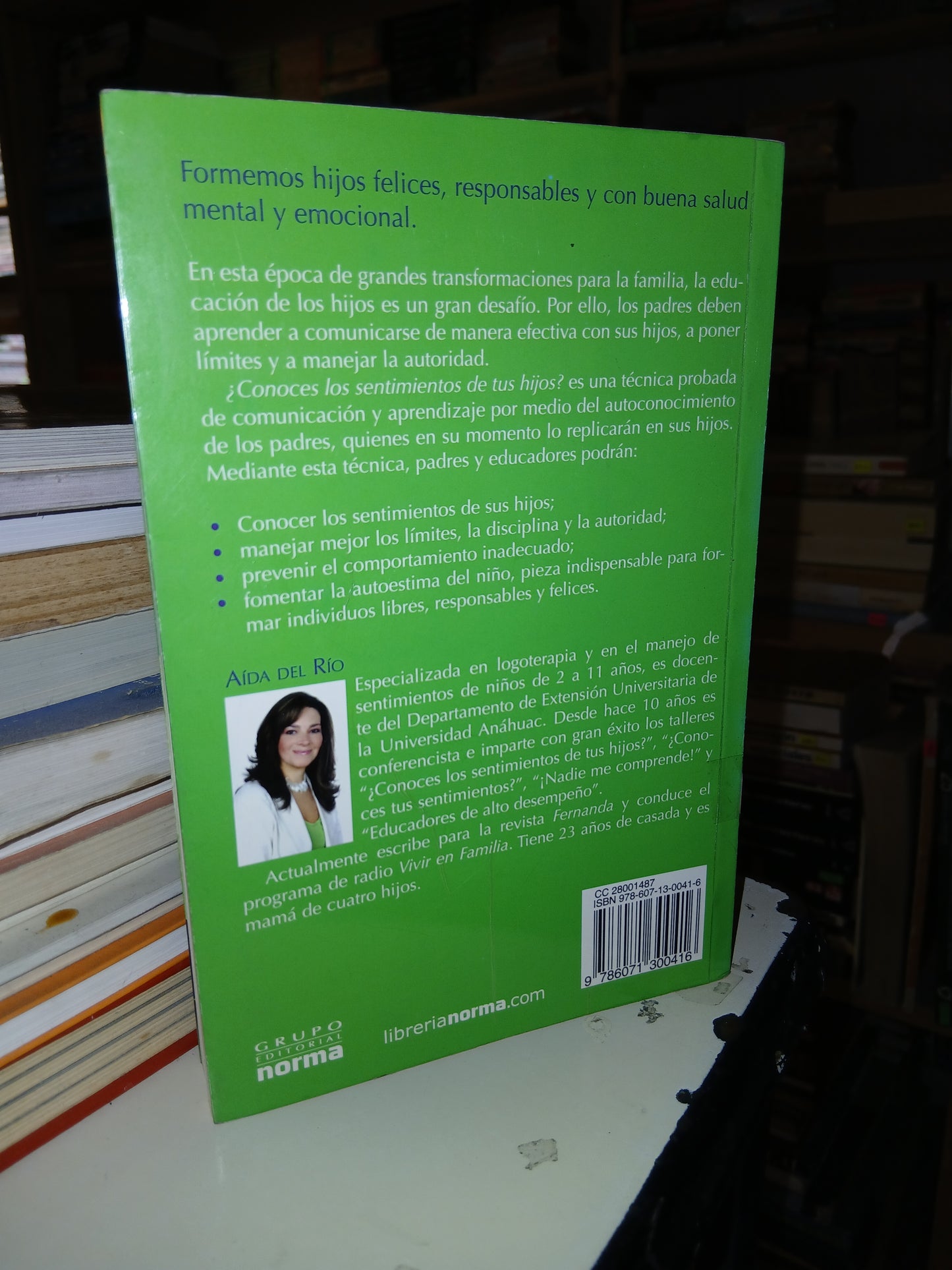 ¿CONOCES LOS SENTIMIENTOS DE TUS HIJOS? POR AÍDA DEL RÍO USADO SUPERACIÓN PERSONAL LITERARIO 207