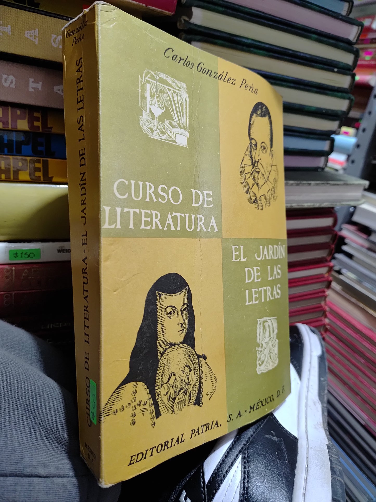 CURSO DE LITERATURA EL JARDIN DE LAS LETRAS POR CARLOS GONZALES PEÑA USADO EDUCACION JUAREZ 507