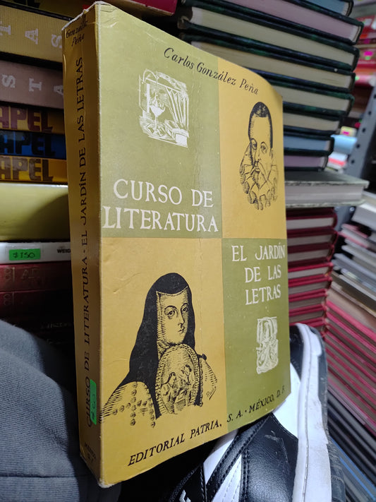CURSO DE LITERATURA EL JARDIN DE LAS LETRAS POR CARLOS GONZALES PEÑA USADO EDUCACION JUAREZ 507