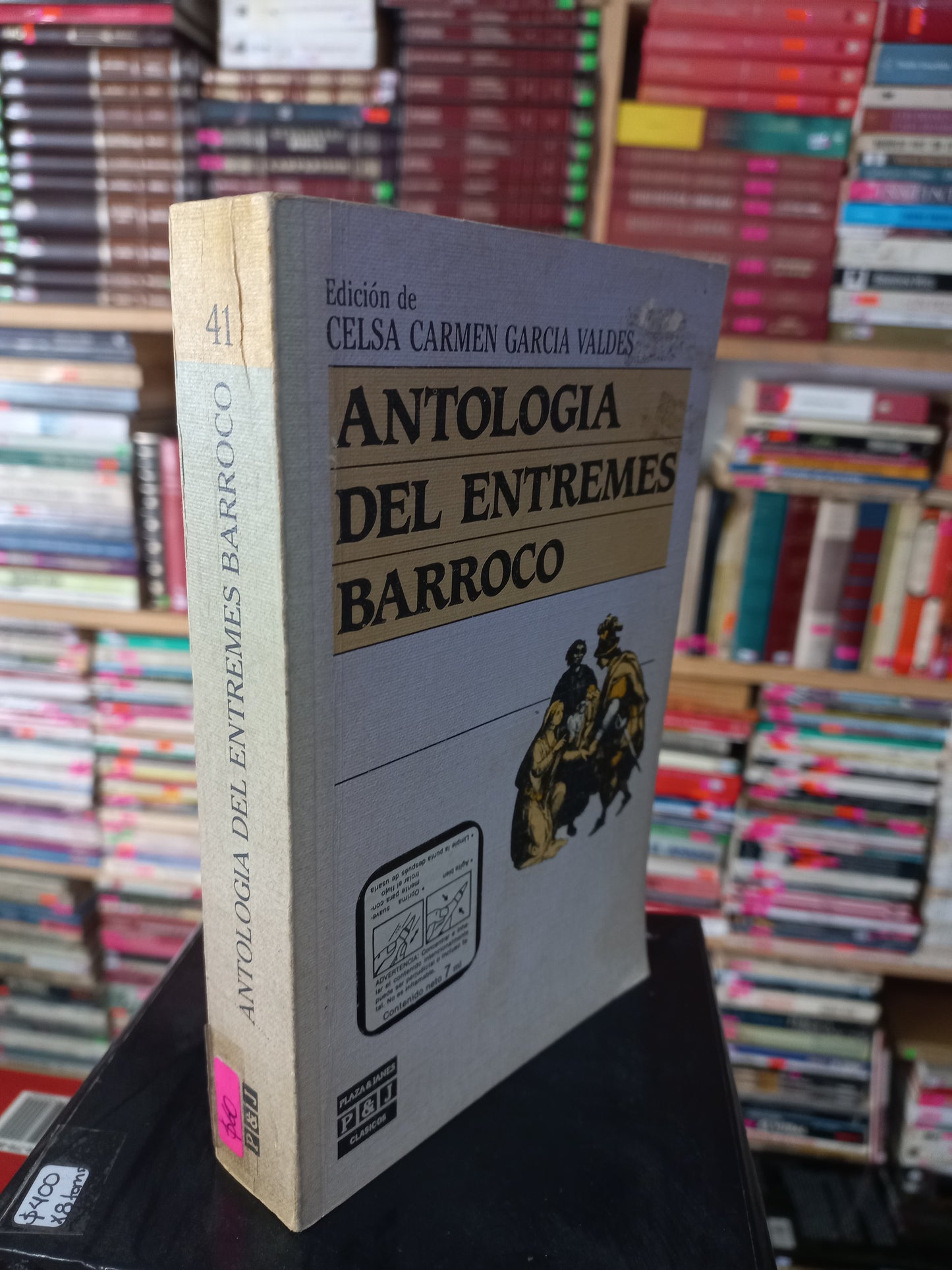 ANTOLOGÍA DEL ENTREMÉS BARROCO POR CELSA CARMEN GARCÍA VALDÉS USADO NOVELA JUÁREZ
