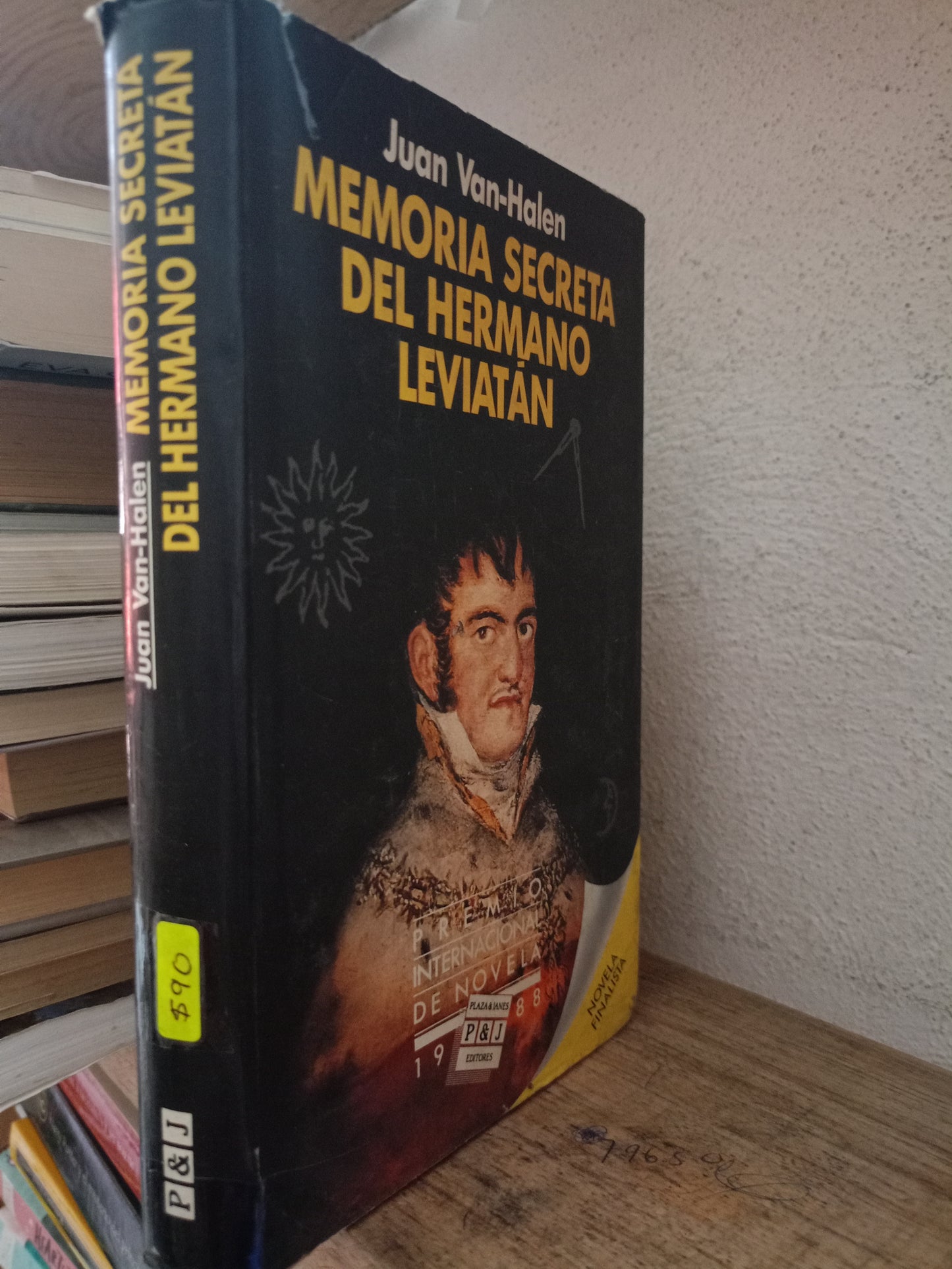 MEMORIA SECRETA DEL HERMANO LEVIATAN POR JUAN VAN HALEN USADO HISTORIA LITERARIO 305
