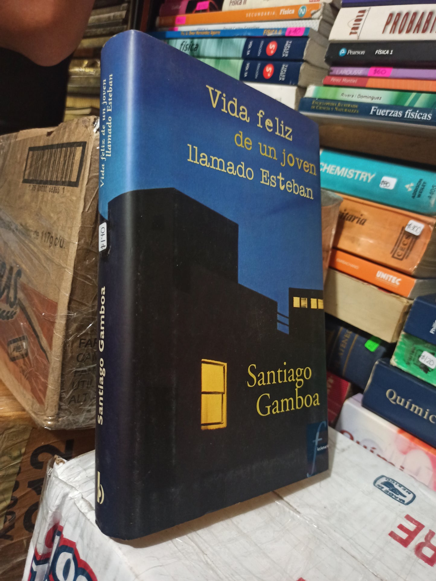 VIDA FELIZ DE UN JOVEN LLAMADO ESTEBAN POR SANTIAGO GAMBOA USADO NOVELAS JUÁREZ