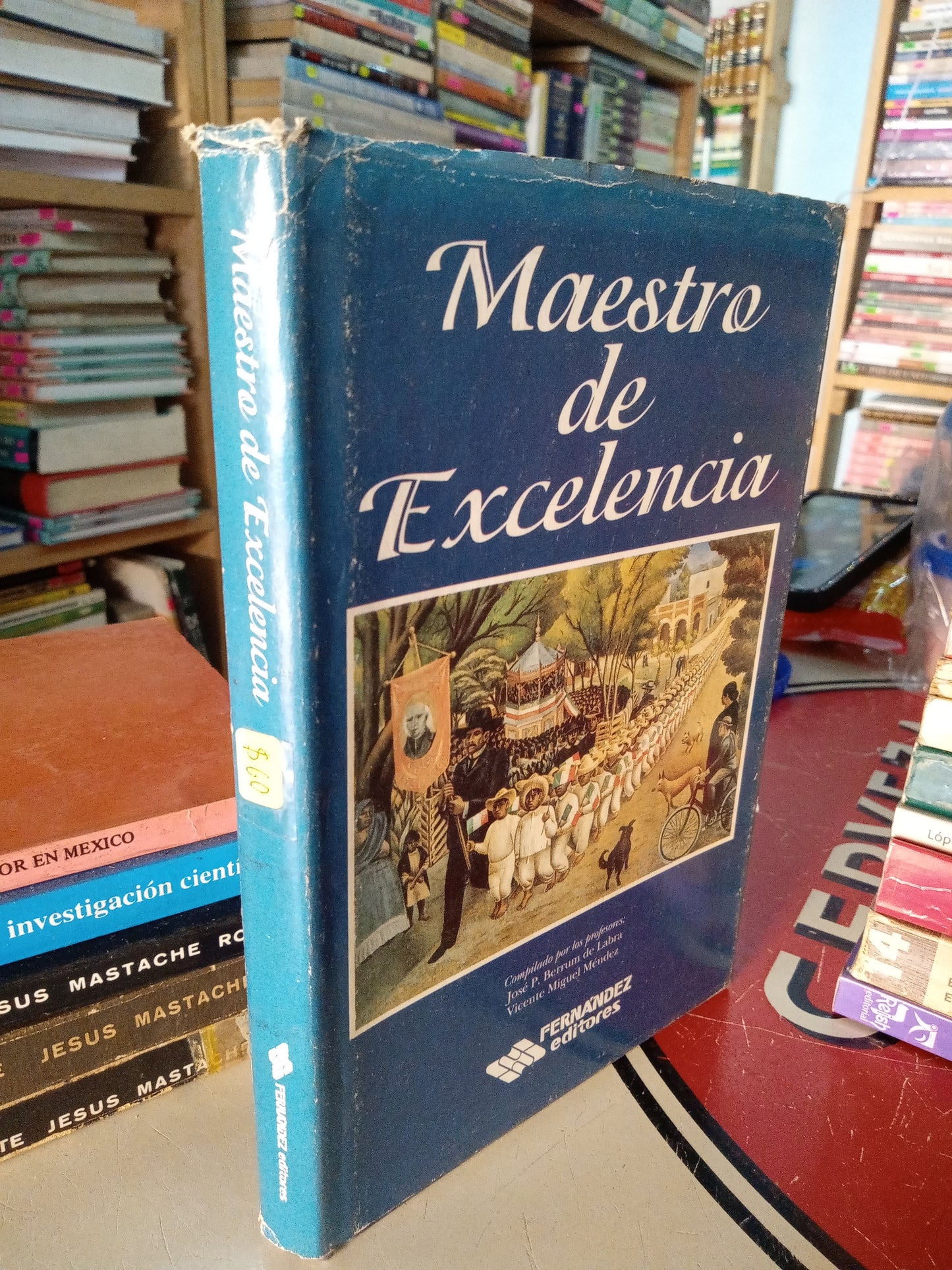 MAESTRO DE EXCELENCIA POR JOSE P BERRUM DE LABRA USADO EDUCACIÓN LITERARIO 207