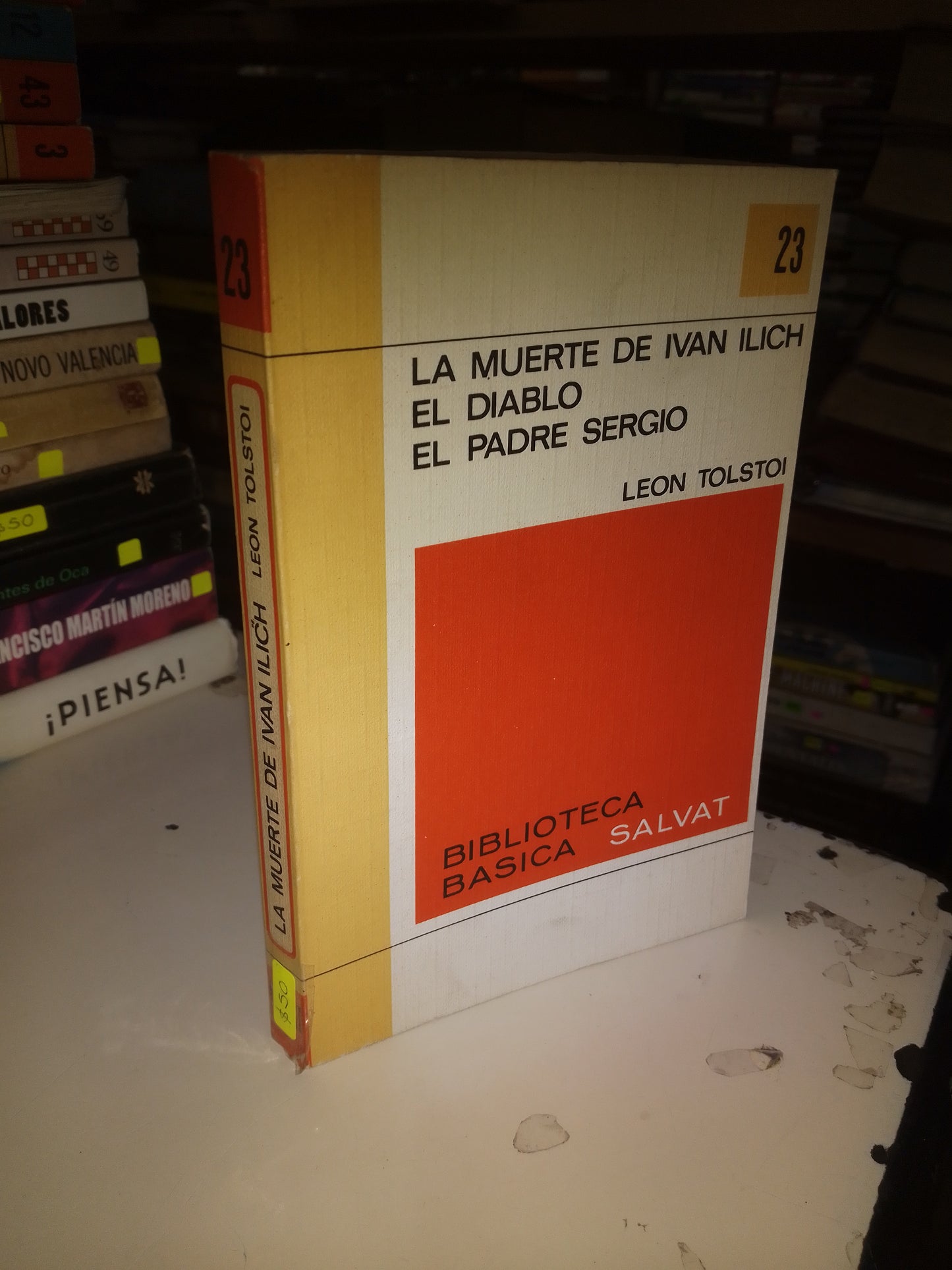 LA MUERTE DE IVAN ILICH/EL DIABLO/EL PADRE SERGIO POR LEON TOLSTOI USADO NOVELA LITERARIO 207