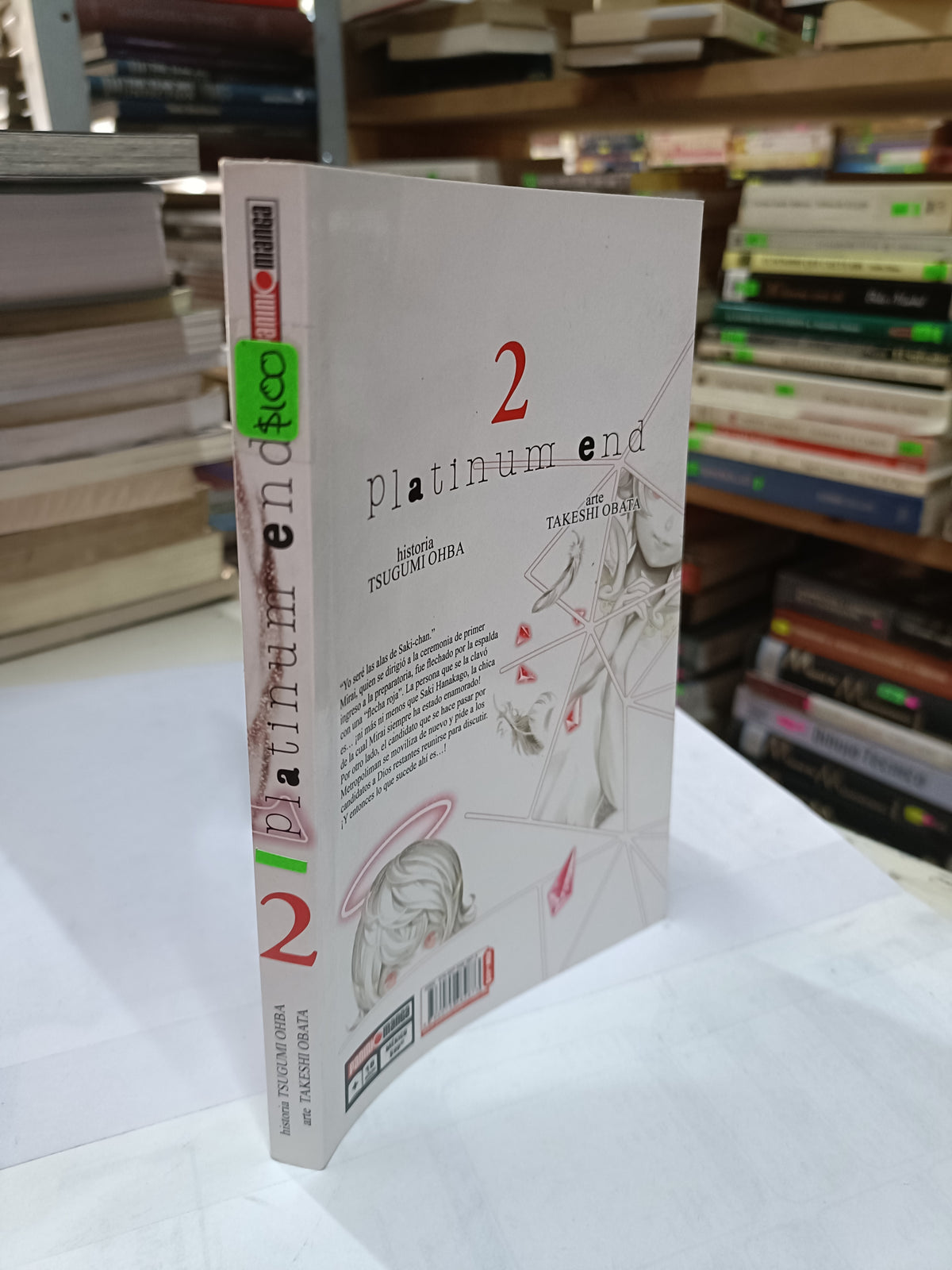 PLATINUM END 2 MANGA POR TSUGUMI OHBA USADO NOVELA LITERARIO 207
