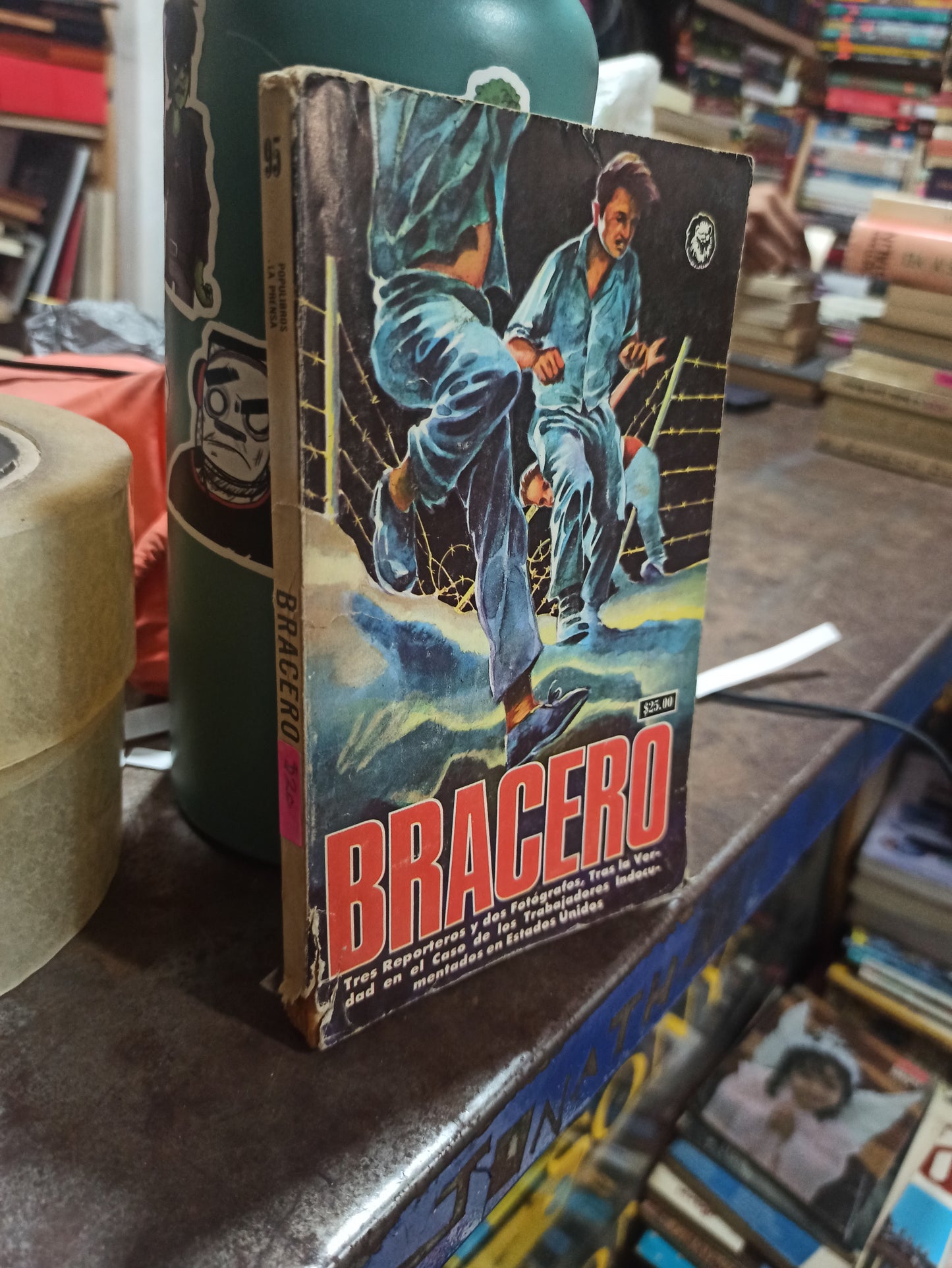 BRACERO POR JORGE ADALBERTO LUNA MILLAN USADO NOVELAS ALDAMA