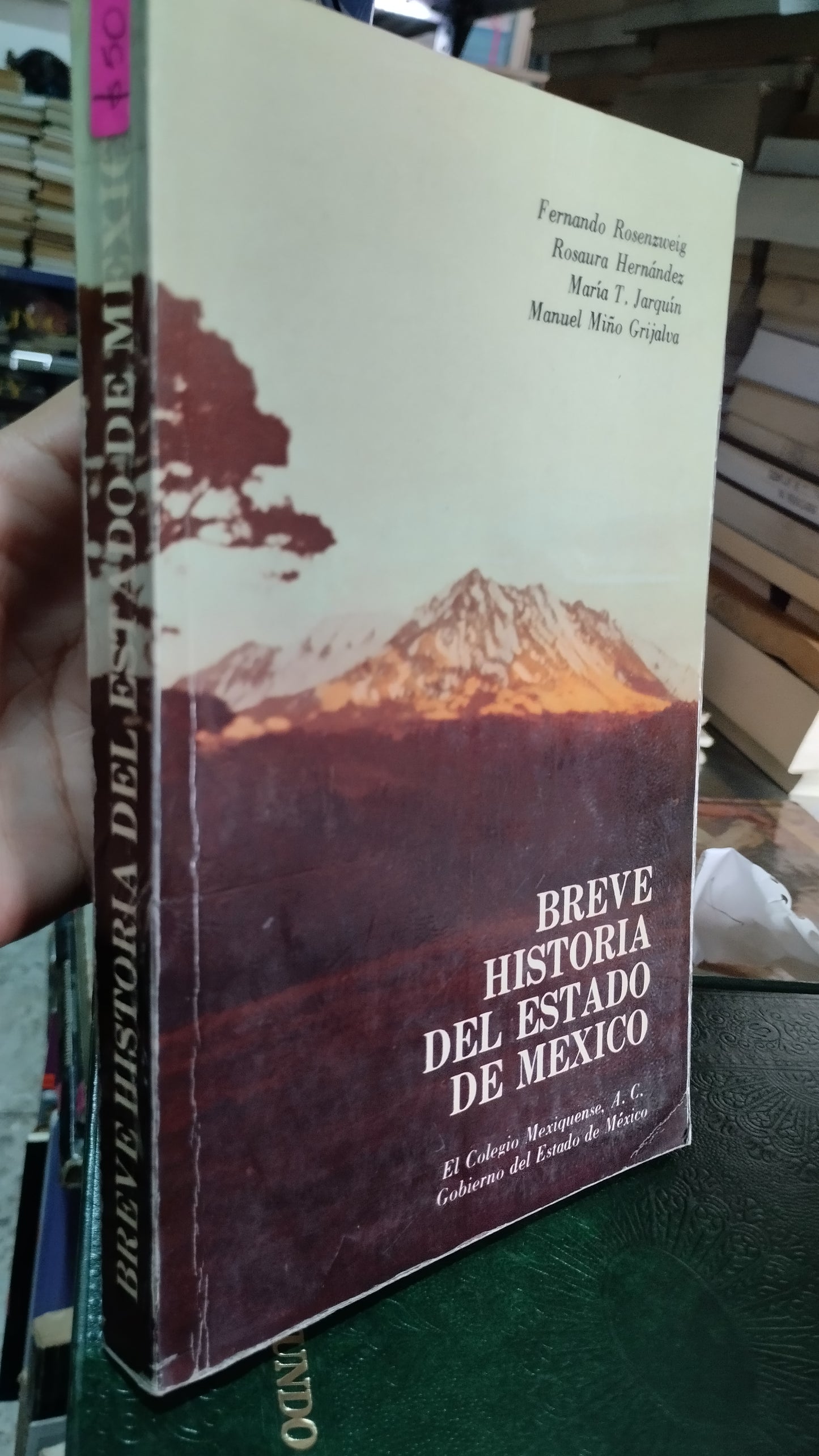 BREVE HISTORIA DEL ESTADO DE MEXICO POR FERNANDO ROSENZWEIG LIBRO USADO ESTADO DE MEXICO ALDAMA