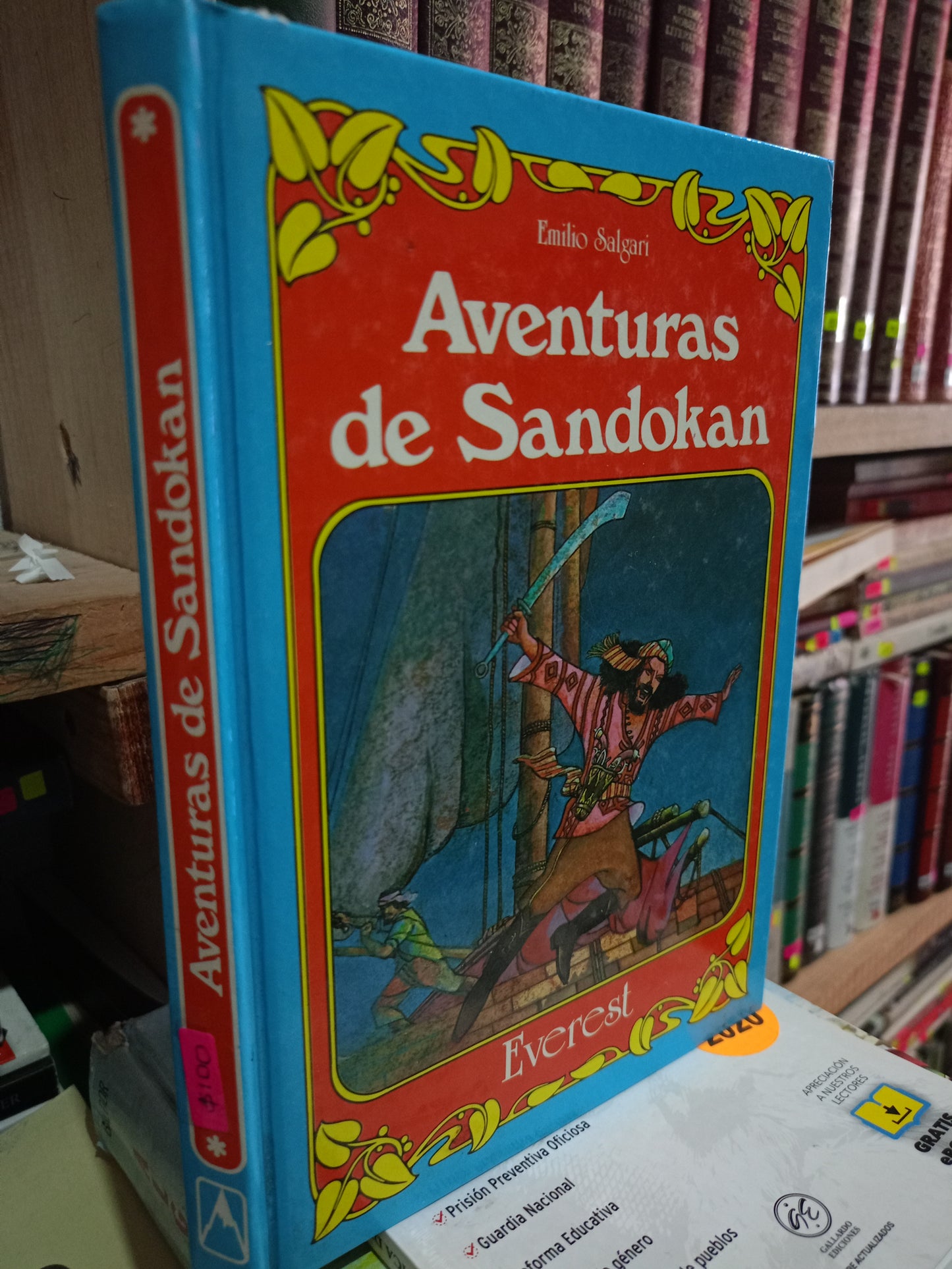 AVENTURAS DE SANDOKAN USADO NOVELA LITERARIO 305