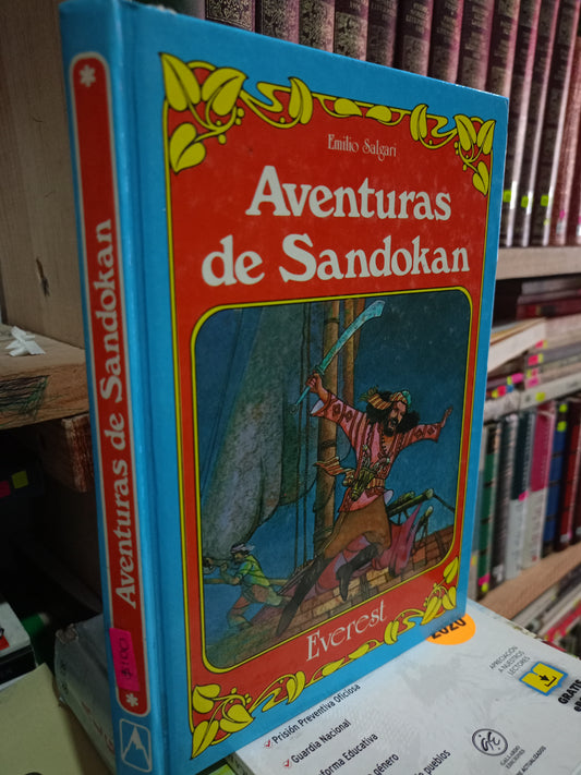 AVENTURAS DE SANDOKAN USADO NOVELA LITERARIO 305