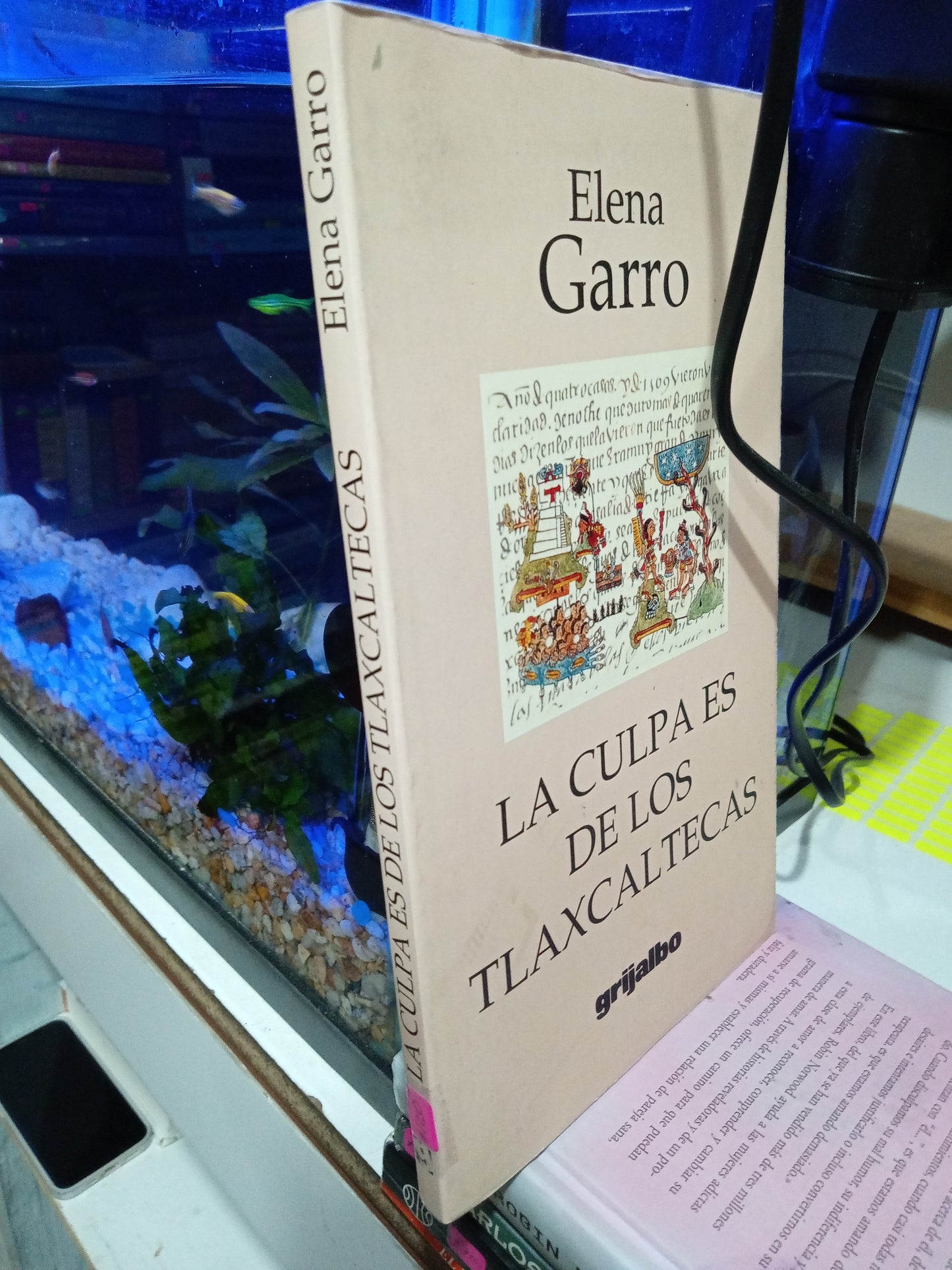 LA CULPA ES DE LOS TLAXCALTECAS POR ELENA GARRO USADO NOVELA JUAREZ
